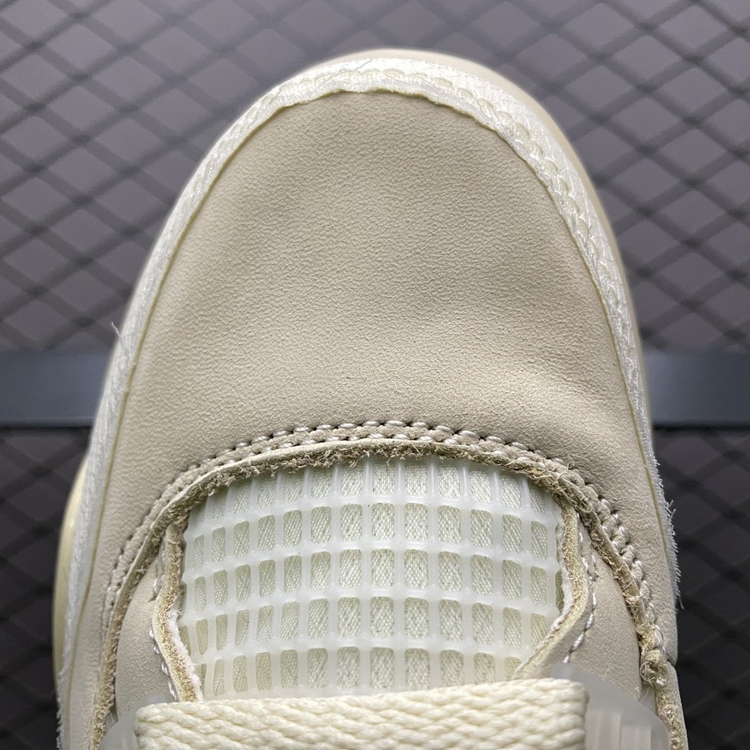Replica OFF White Shoe Off-White x Air Jordan 4 RetroSail AJ4 CV9388-100 40-47.5