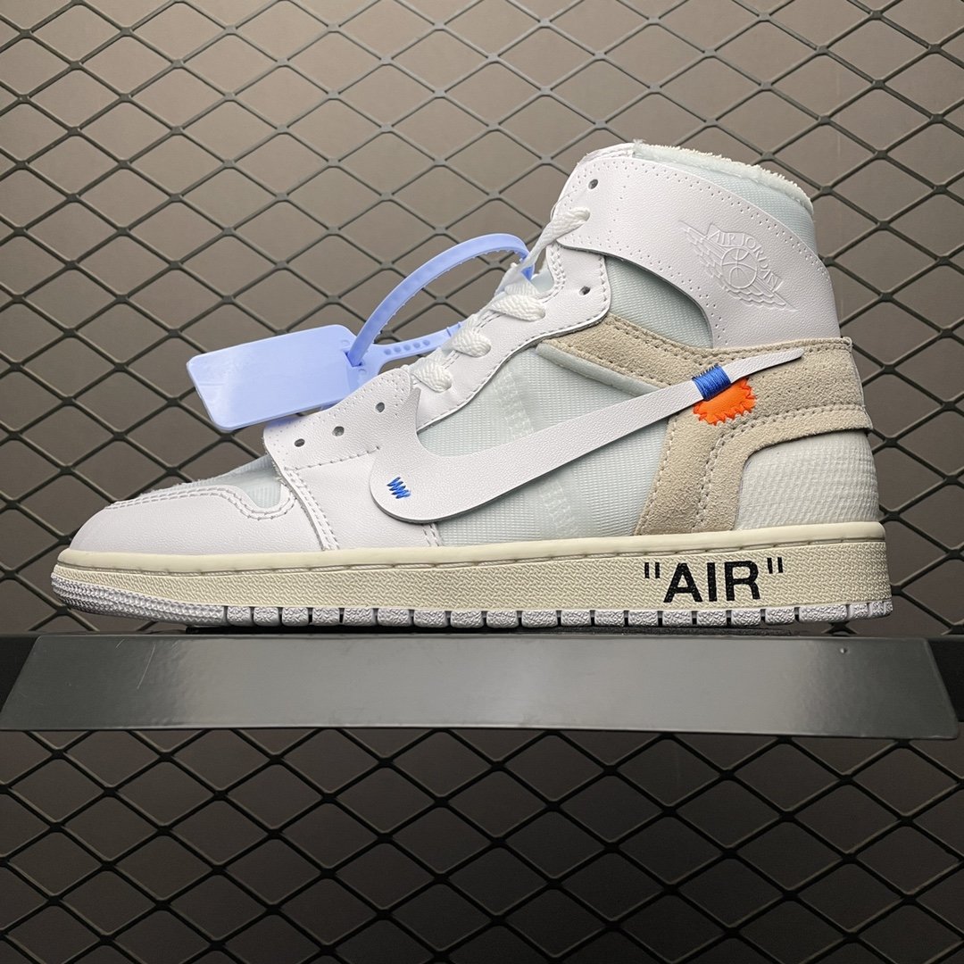 Replica OFF White Shoe Off-White x Air Jordan 1 OW AJ1 AQ0818-100 Size 36-47