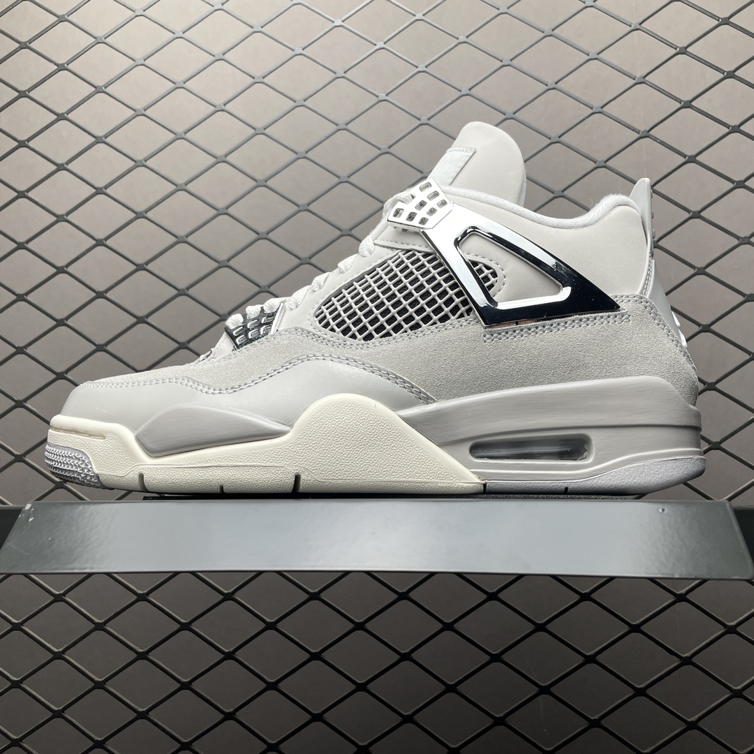 Replica Air Jordan Shoe UP Air Jordan 4 Retro Light Iron Ore AJ4 AQ9129-001 Size 40-47.5
