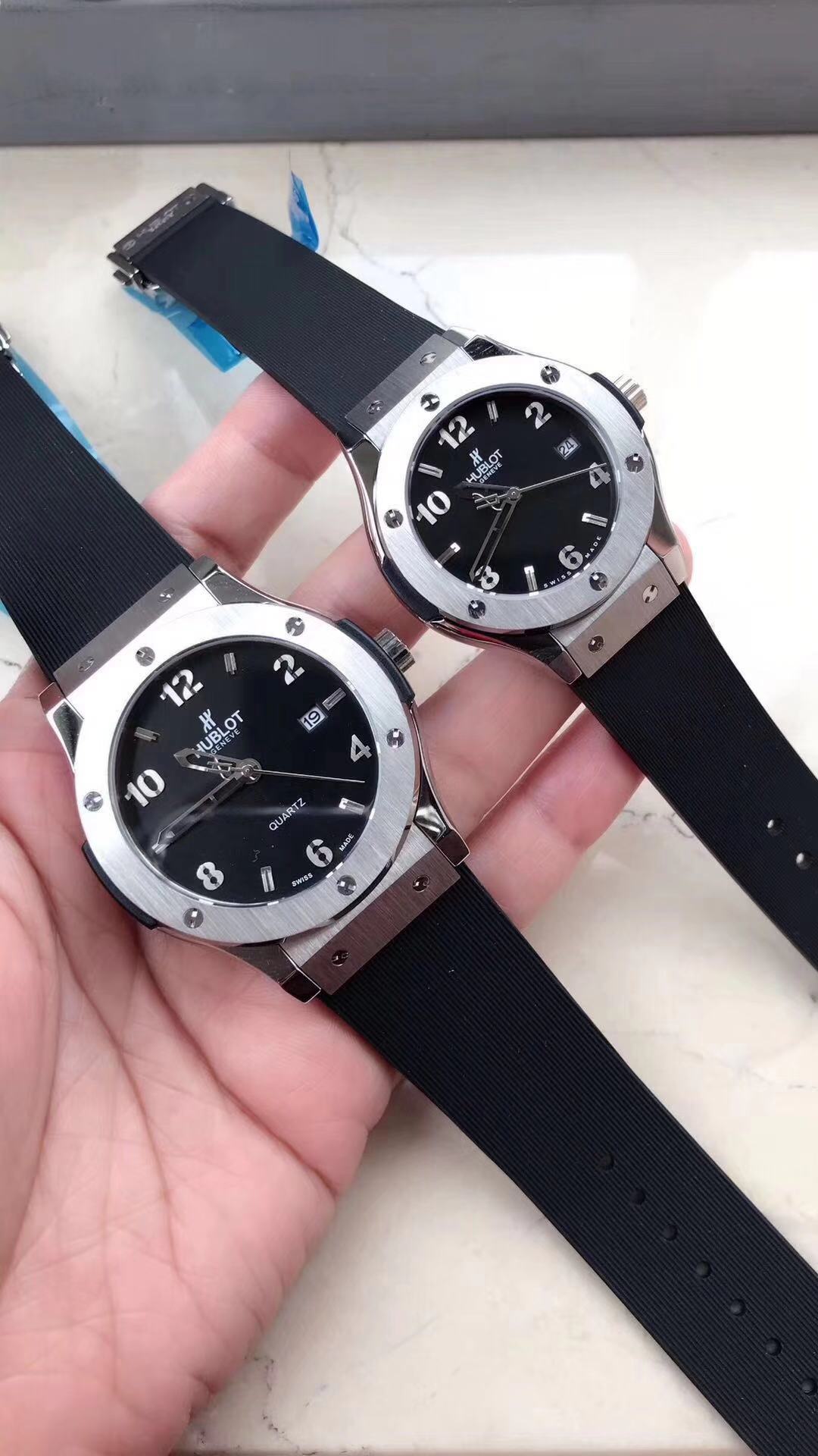 Replica Hublot 904l Stainless Steel Quartzl Watch 33MM 42MM