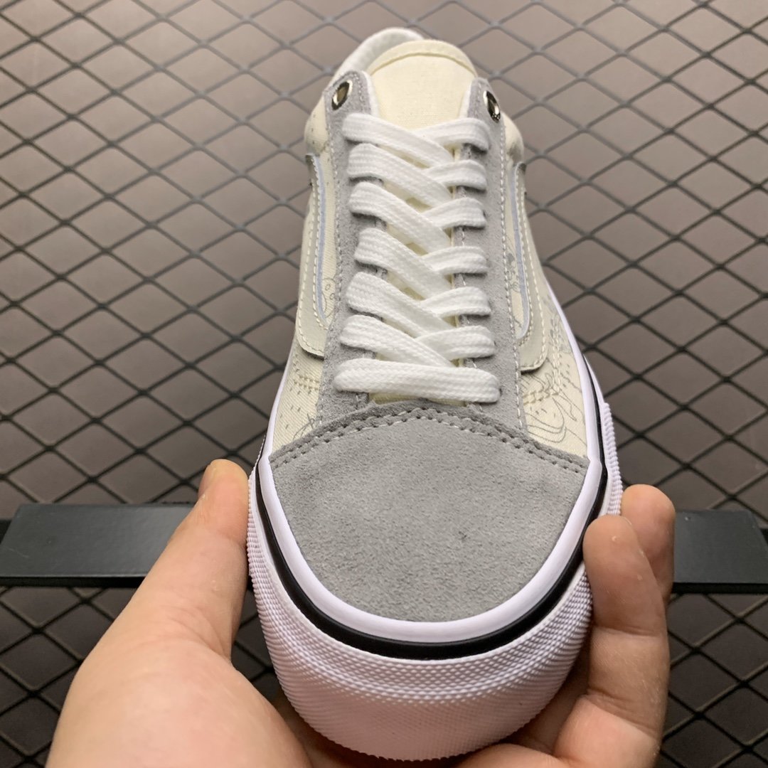 Replica Vans Shoe Vans Style 36 White Gray Size 35-44
