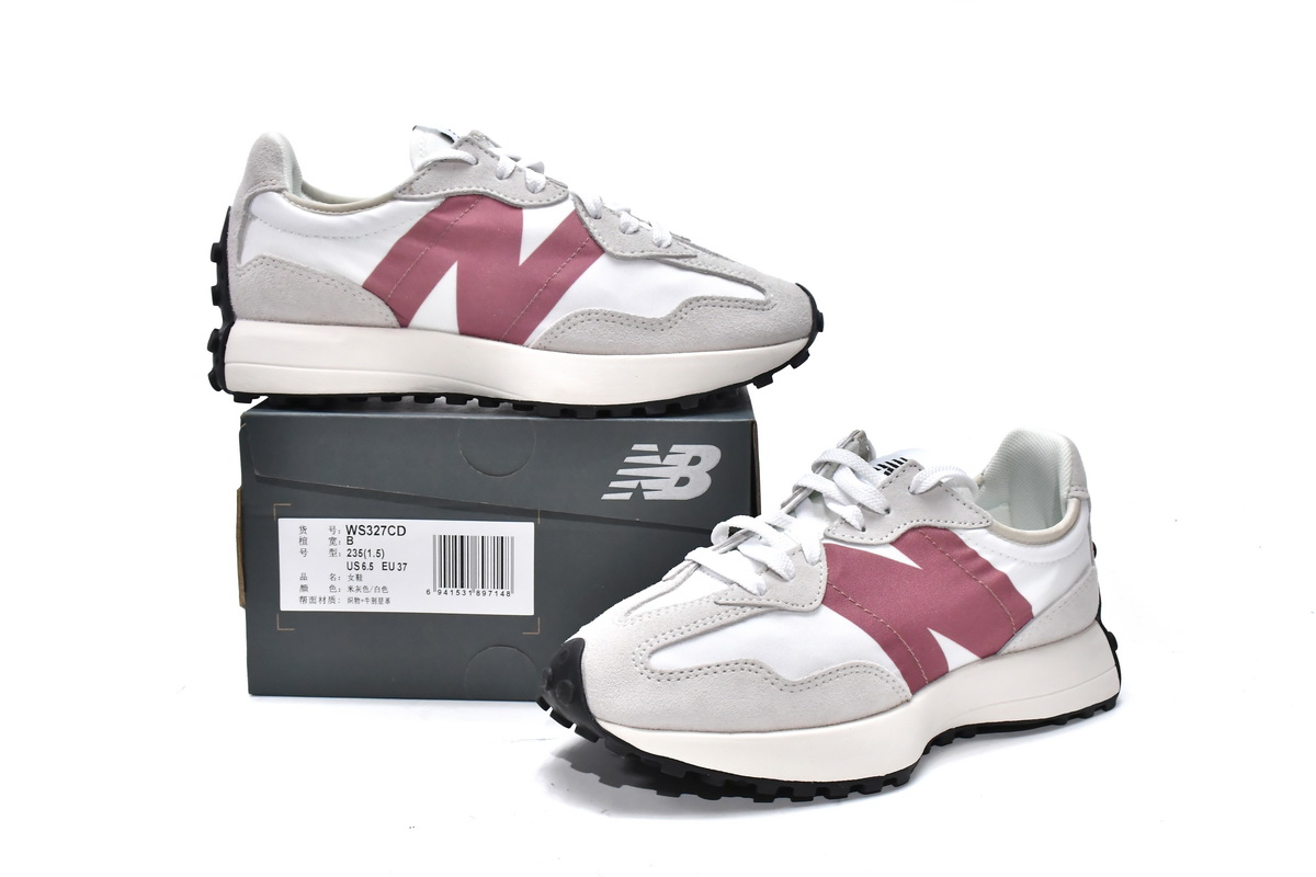 Replica New Balance Shoe WS327CD New Balance 327 Rose Pink