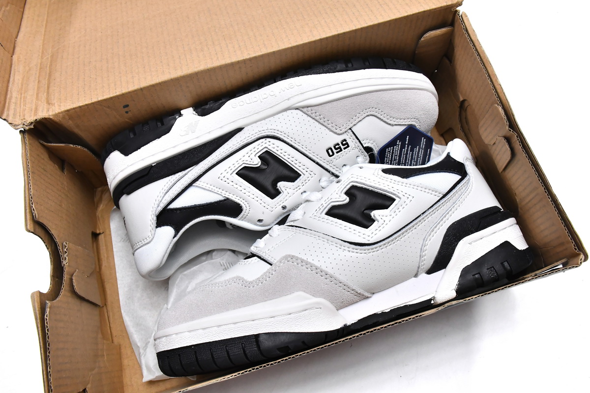 Replica New Balance Shoe BB550LM1 New Balance 550 Sea Salt Black