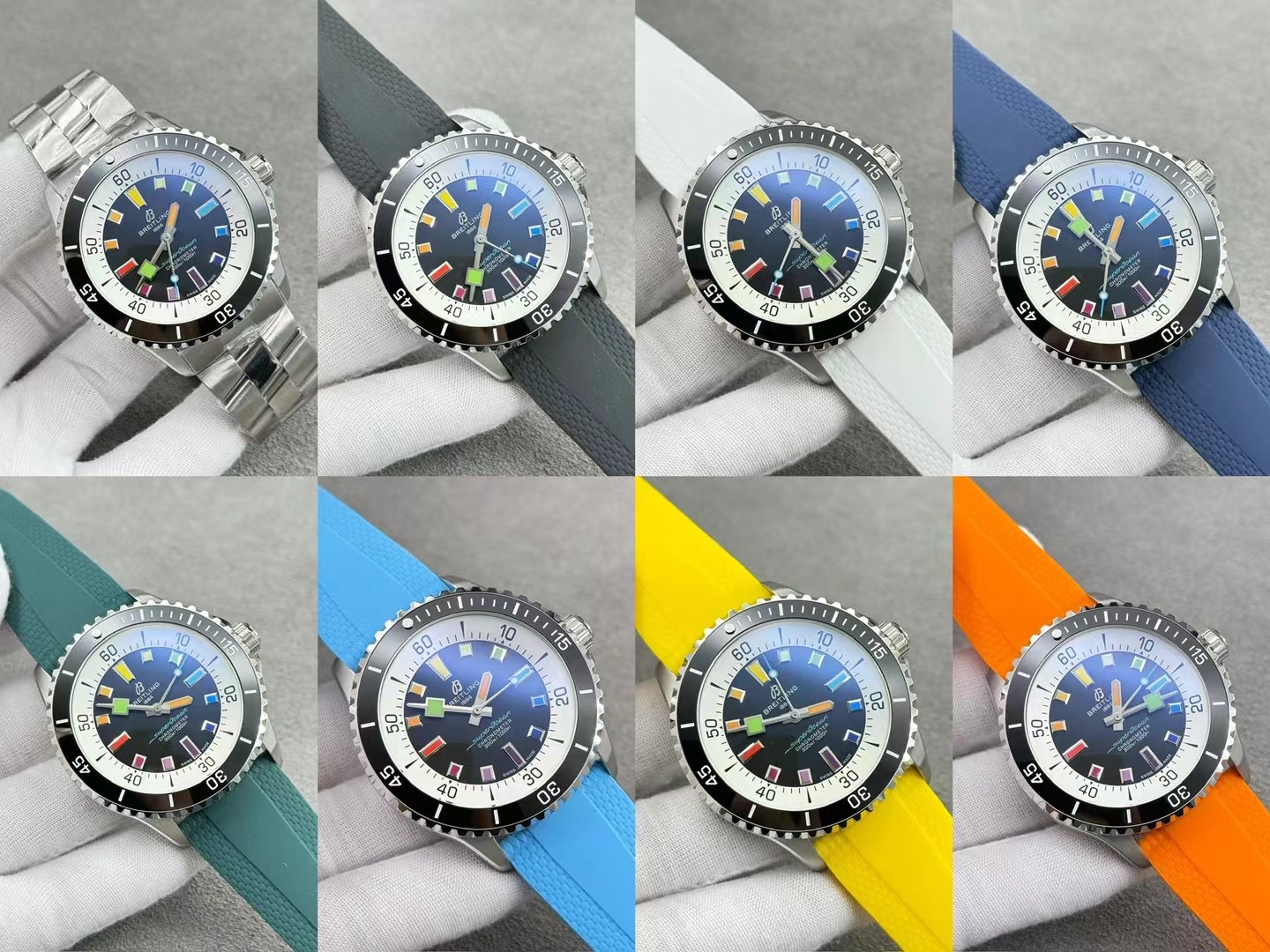 Replica BREITLING 904l Stainless Steel Automatic Machine Watch 46MM