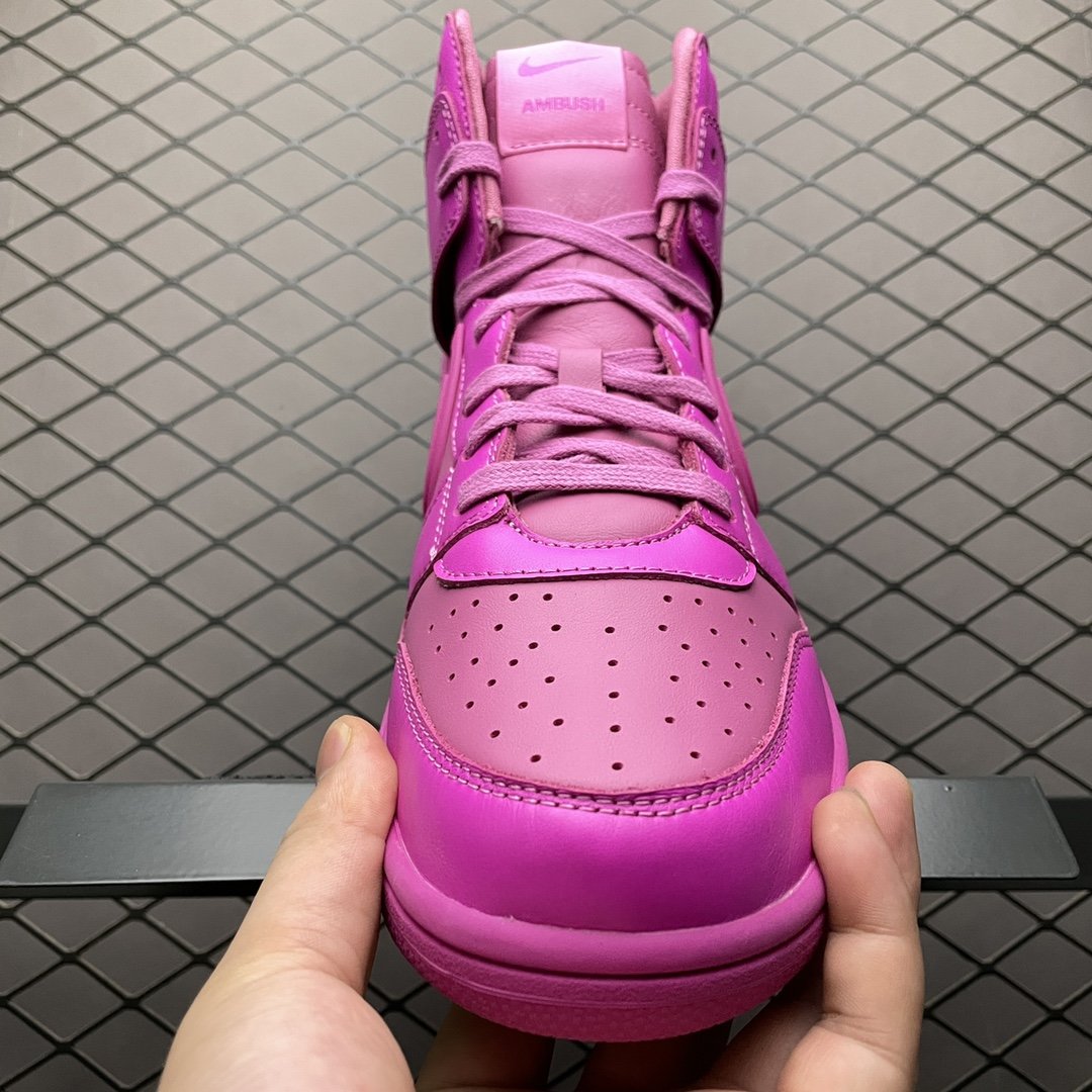 Replica Nike Dunk SB Shoe AMBUSH x  Nike Dunk High Cosmic Fuchsia CU7544-600 36-47.5