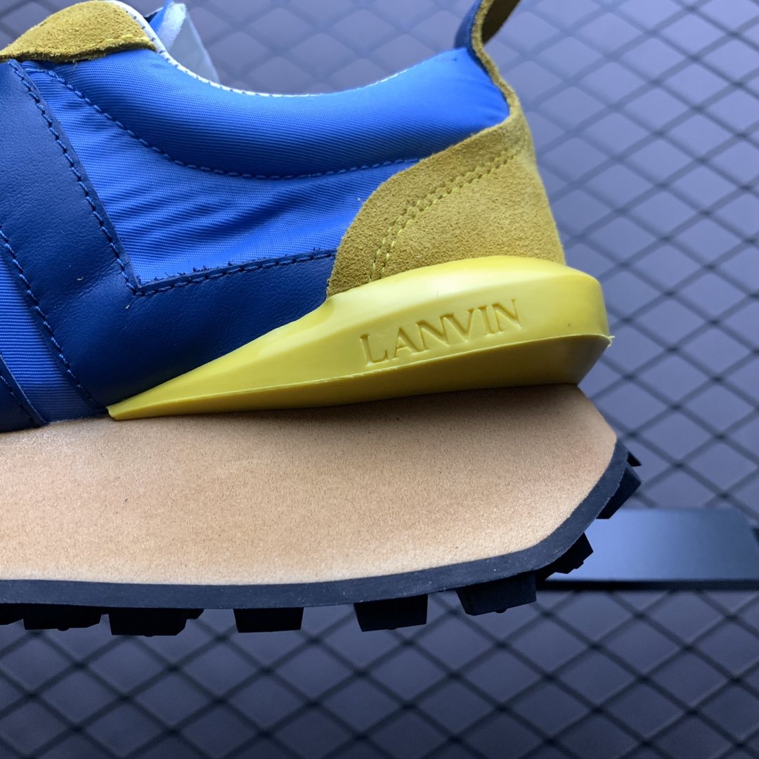 Replica Lanvin Shoe Lanvin Bumper Blue Orange Size 35-40