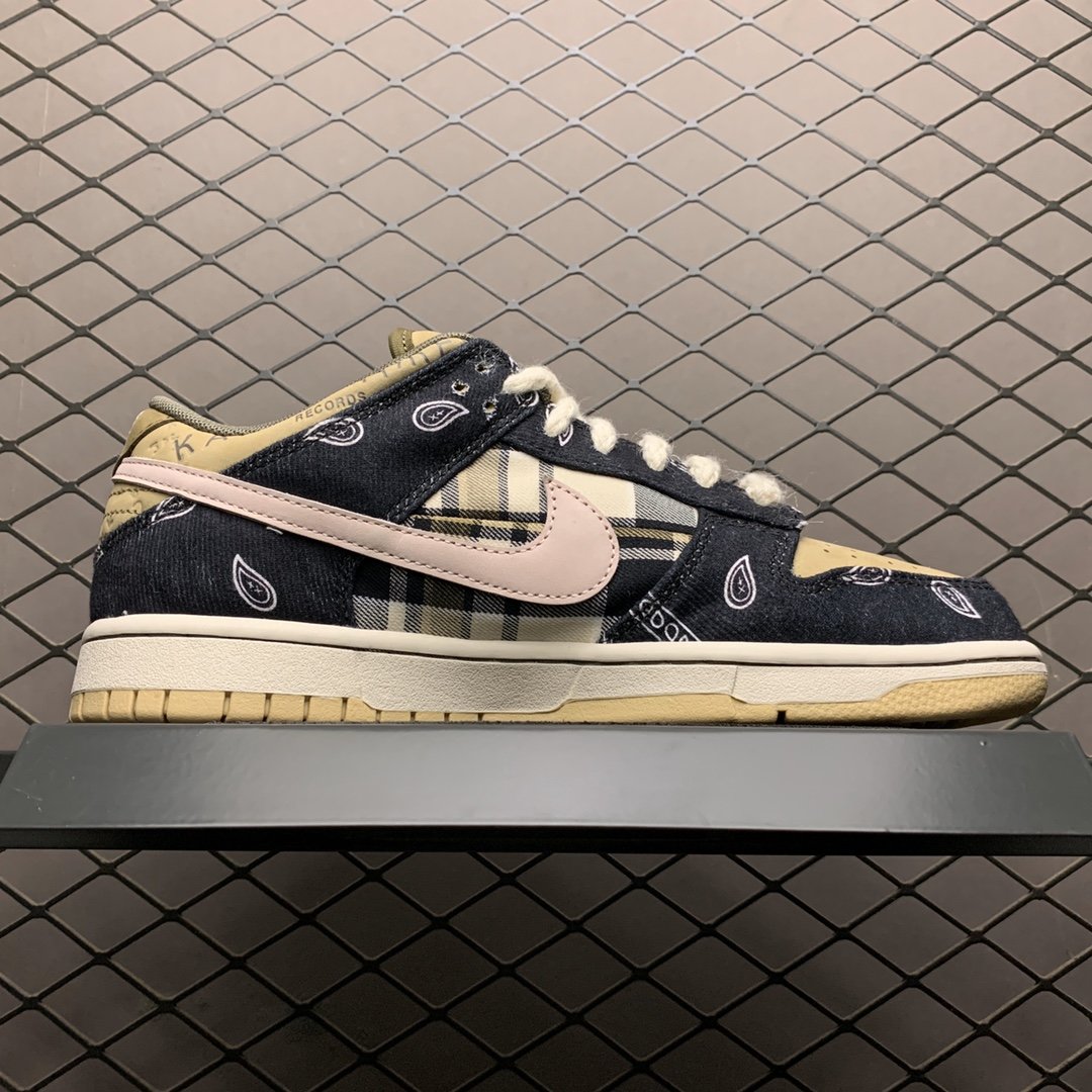 Replica Travis Scott Shoe Travis Scott x Nike SB Dunk Low TS CT5053-001 36-47.5