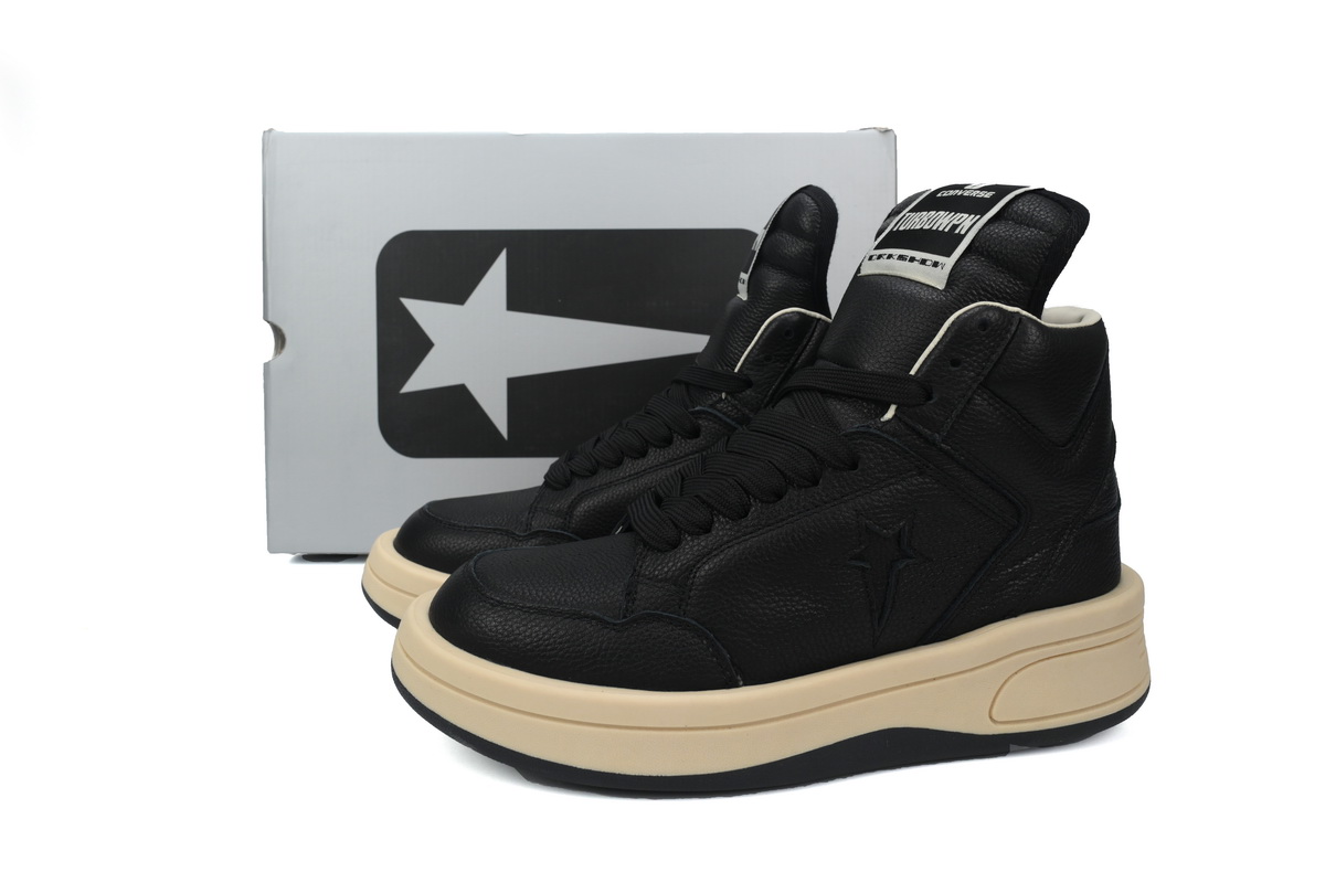 Replica Rick Owens Shoe  172342C Rick Owens DRKSHDW x Converse1970s turbodrk weapon