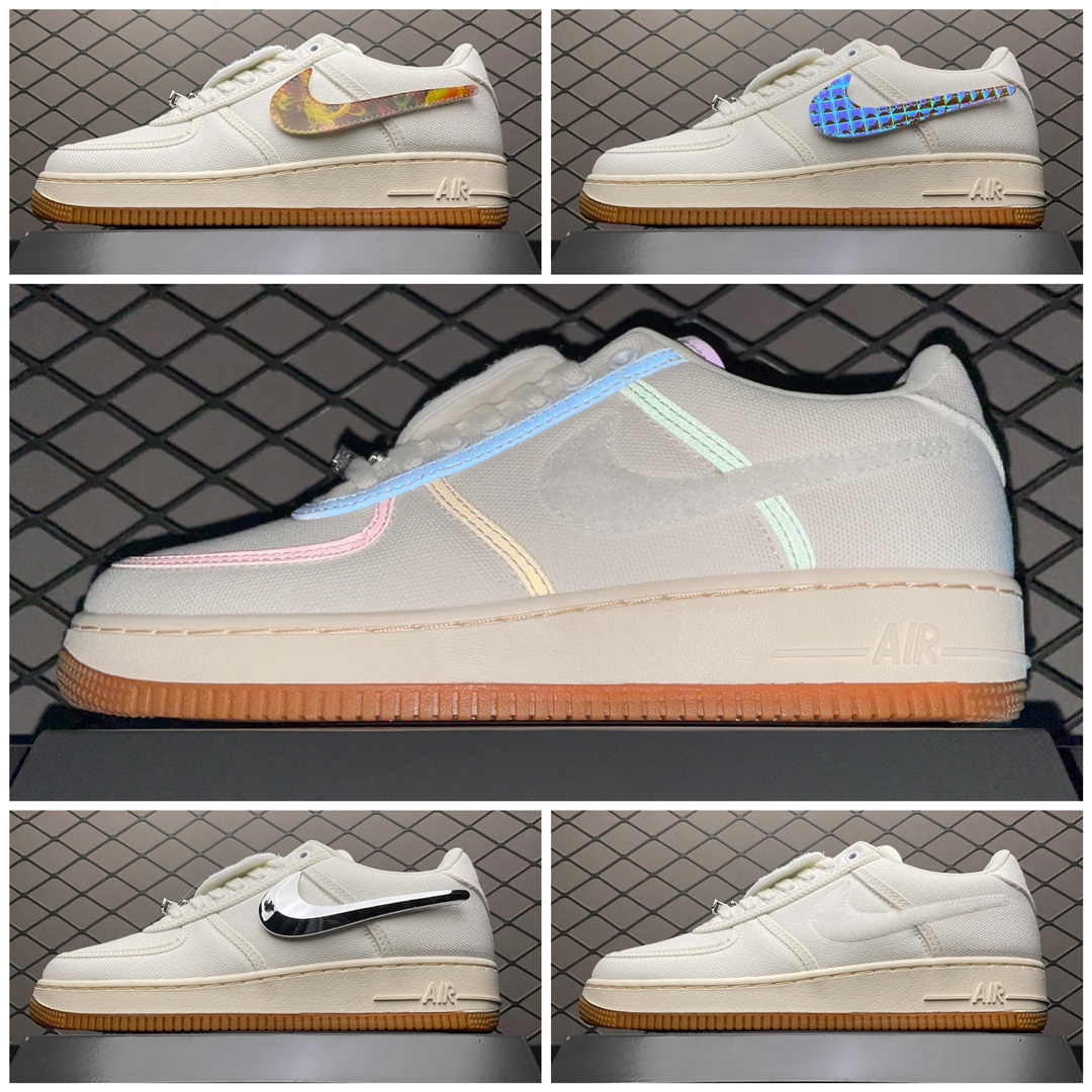 Replica Travis Scott Shoe Travis Scott x NK Air Force 1 TS AQ4211-101 SIZE 36-47.5