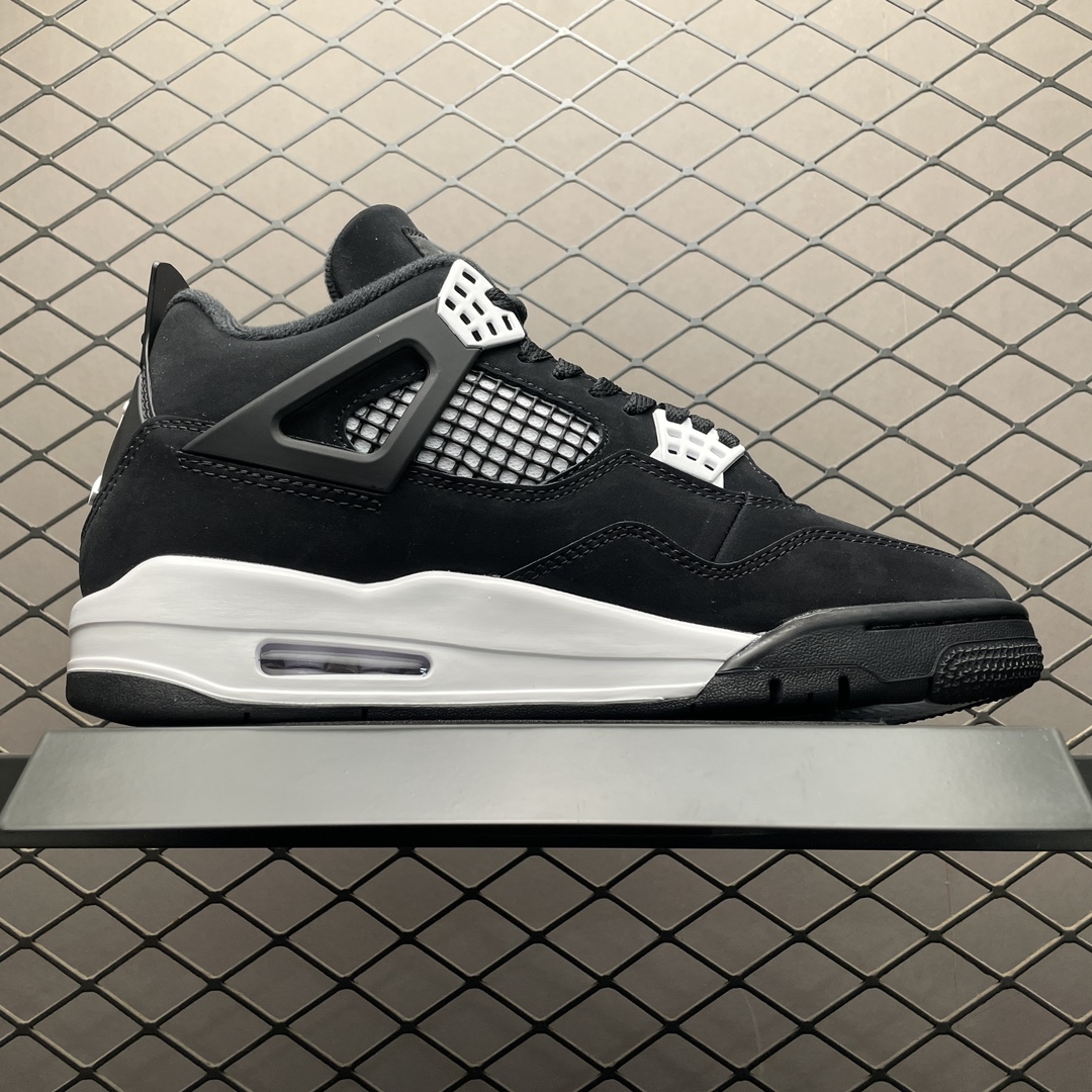 Replica Air Jordan Shoe  Air Jordan 4 Retro White Thunder AJ4 FQ8138-001