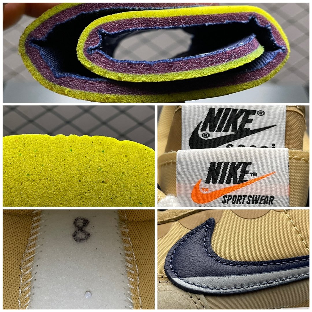 Replica Nike Shoe Sacai X Nike Vaporwaffle DD1875-200 Size 36-46