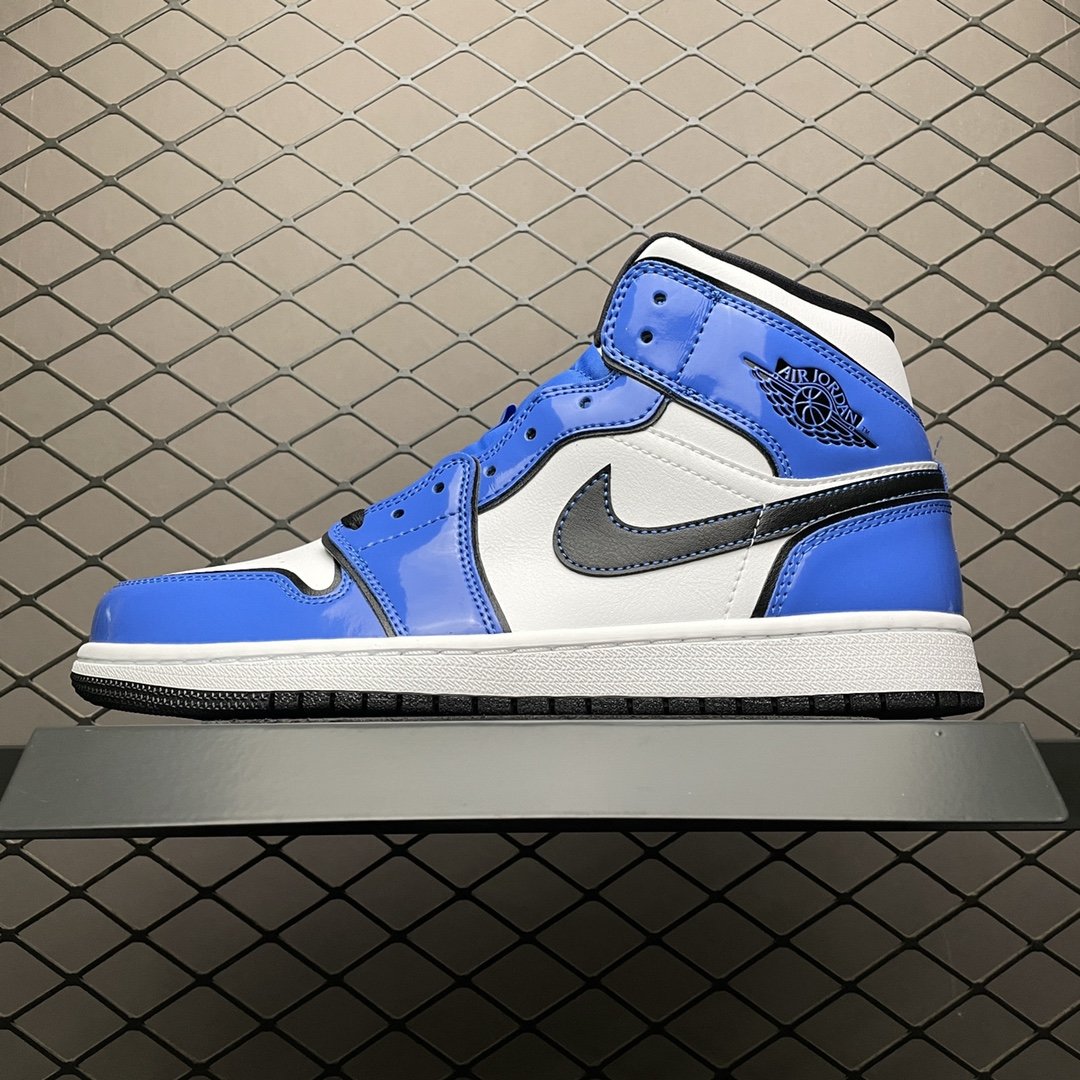 Replica Air Jordan Shoe Air Jordan 1 Mid Signal Blue DD6834-402 36-46