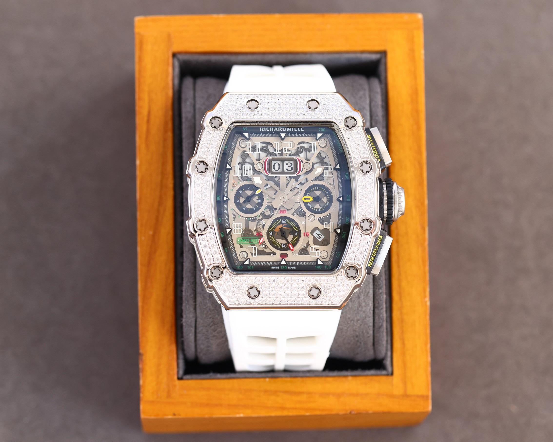 Replica Richard Mille 904l Stainless Steel Automatic Machine Watch 42MM