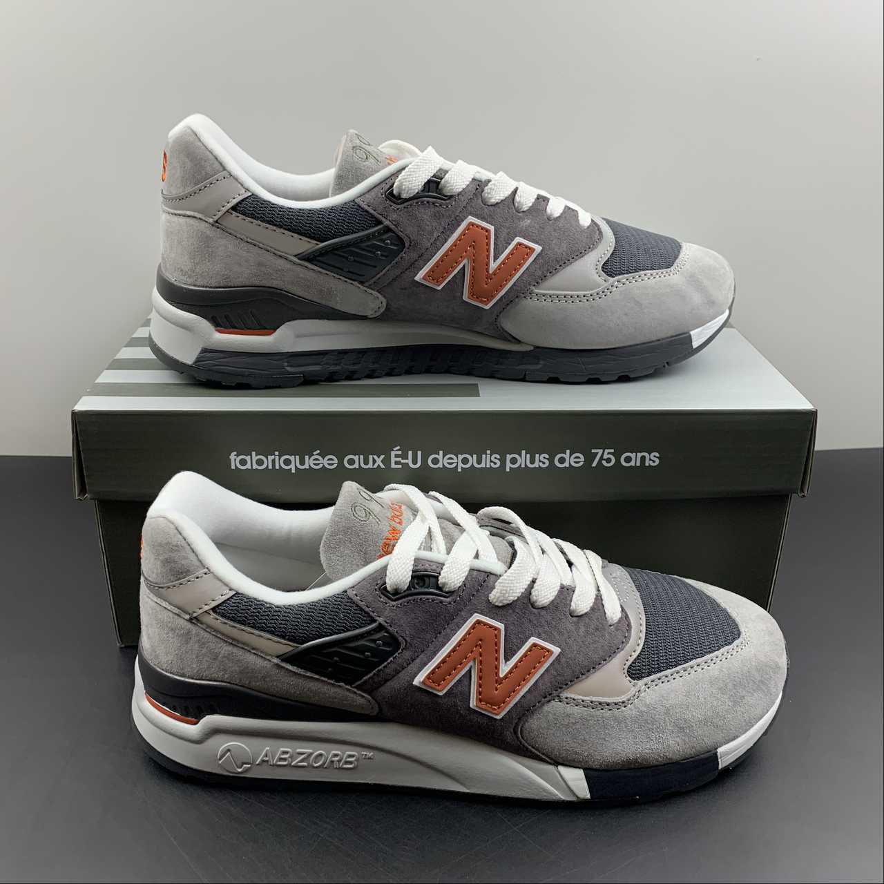 Replica New Balance Shoe New Balance NB998  M998GGO  39.5 40 40.5 41.5 42 42.5 43 44