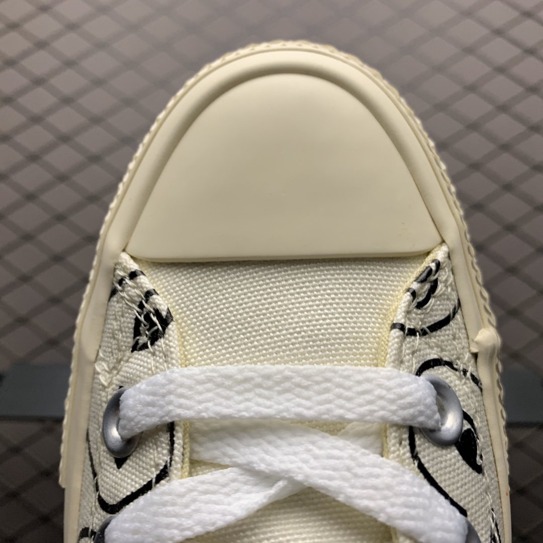 Replica Converse Shoe CDG x Converse CDG PLAY WHITE 35-44