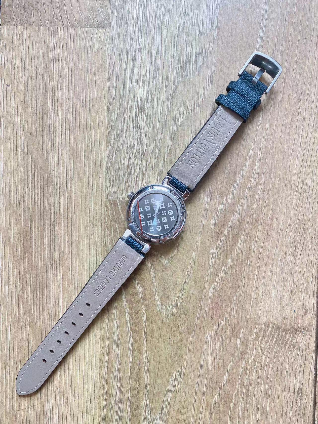 Replica LOUIS VUITTON LV 904l Stainless Steel Quartz Watch 33MM