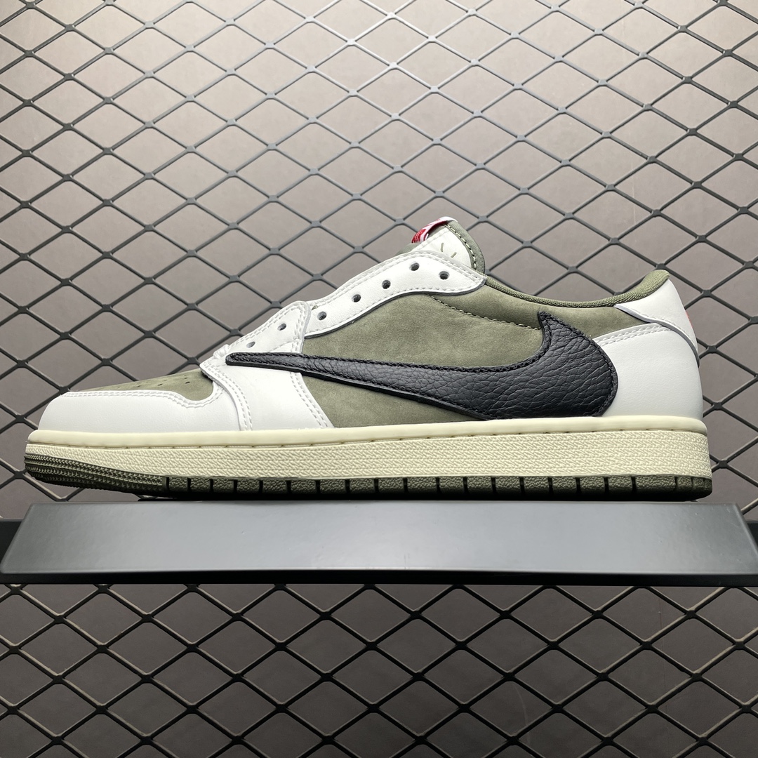 Replica Travis Scott Shoe  S Travis Scott x Air Jordan 1 AJ1 DW7866-200 Size 36-48.5