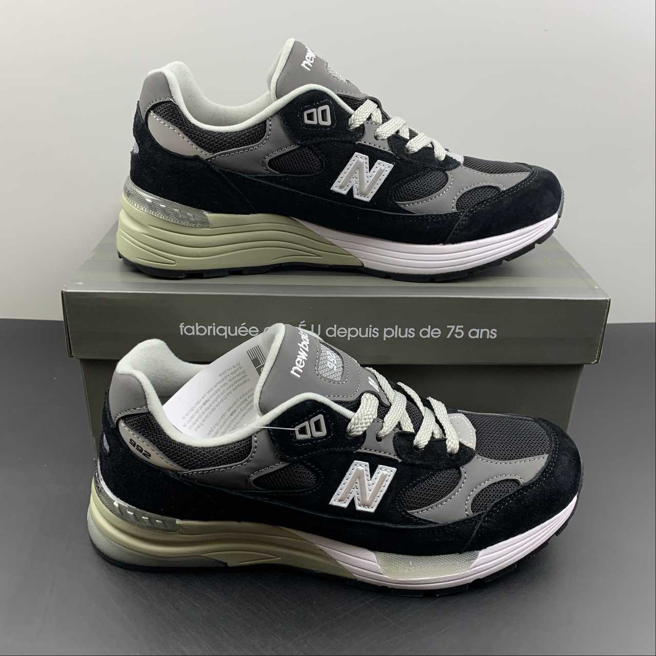 Replica New Balance Shoe New Balance NB992 M992BK  36 -45