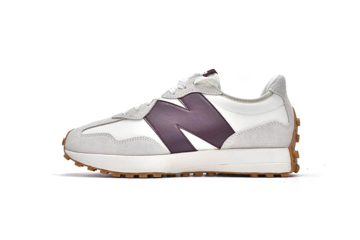 Replica New Balance Shoe WS327KA New Balance 327 White Dark Red