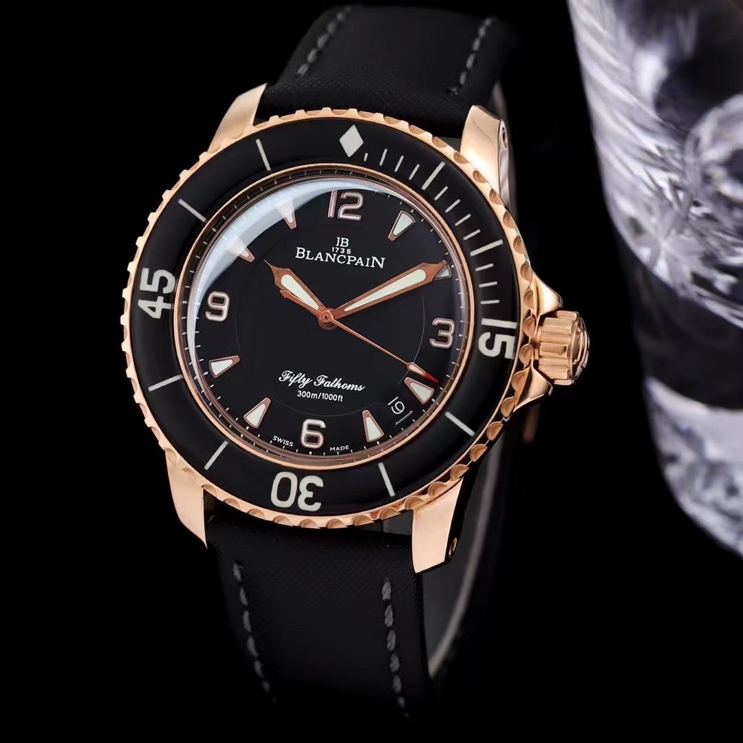 Replica Blancpain 904l Stainless Steel Automatic Machine 9015 Japanese movement Watch 45MM