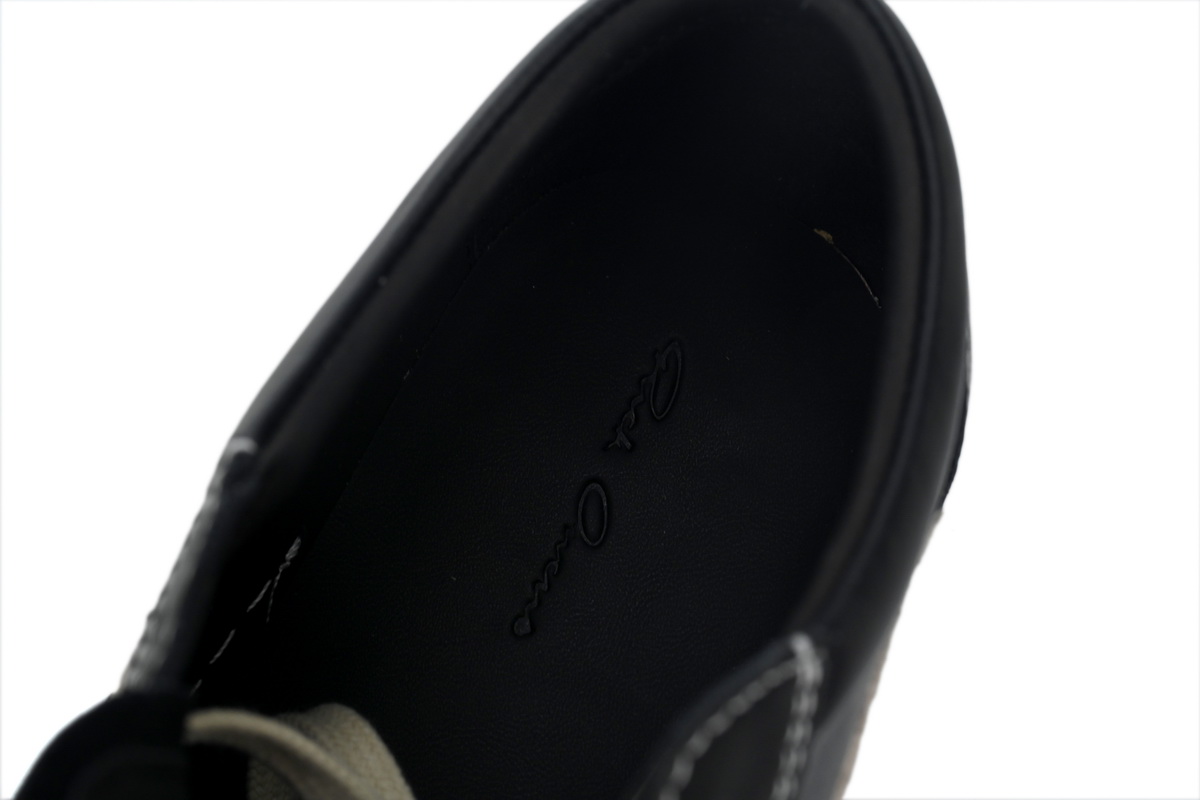 Replica Rick Owens Shoe  Rick Owens Strobe Vintage Low ‘Black Milk’