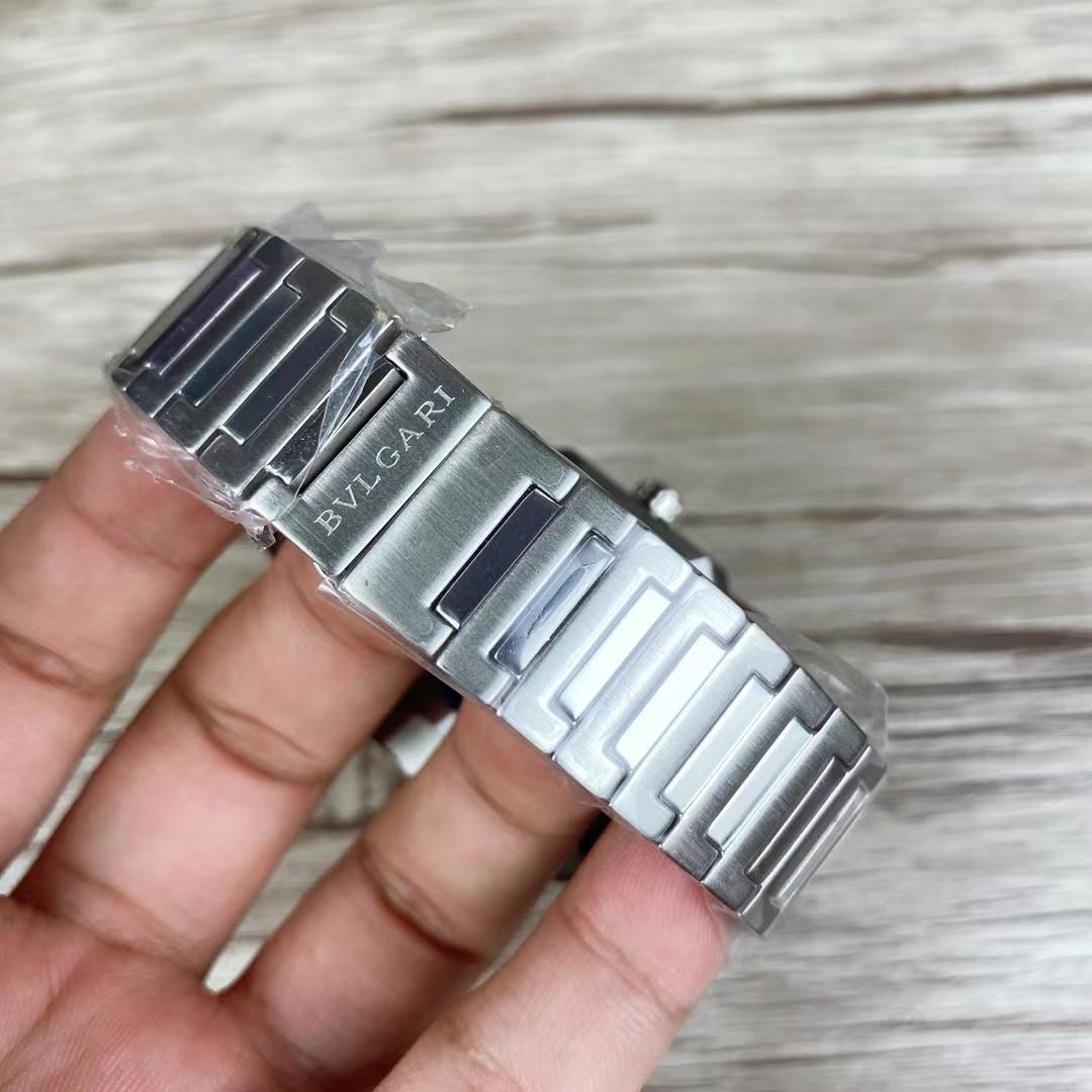 Replica BVLGARI 904l Stainless Steel Quartz Watch 42MM