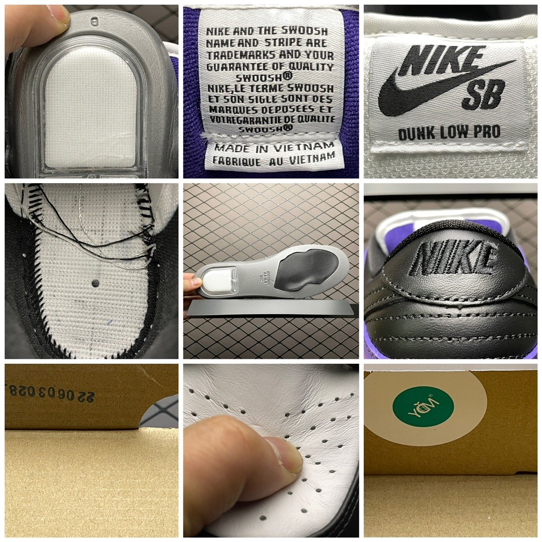 Replica Nike Dunk SB Shoe NIKE SB Dunk Low Court Purple BQ6817-500 36-46
