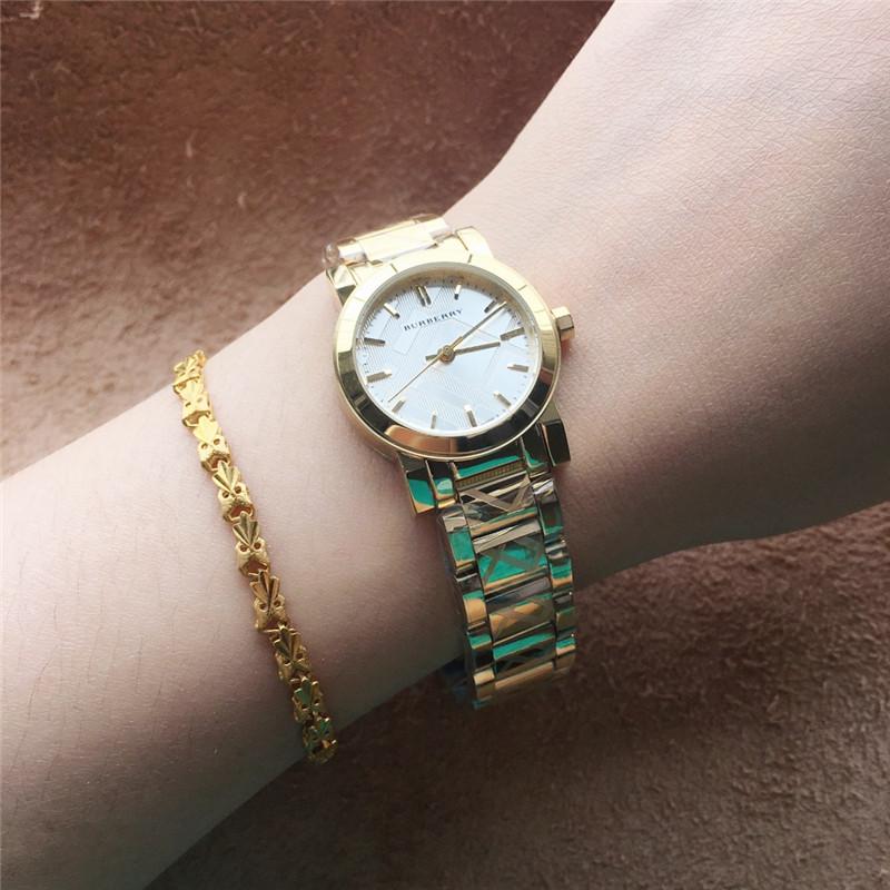 Replica Burberry 904l Stainless Steel Quartz Watch 24MM 34MM