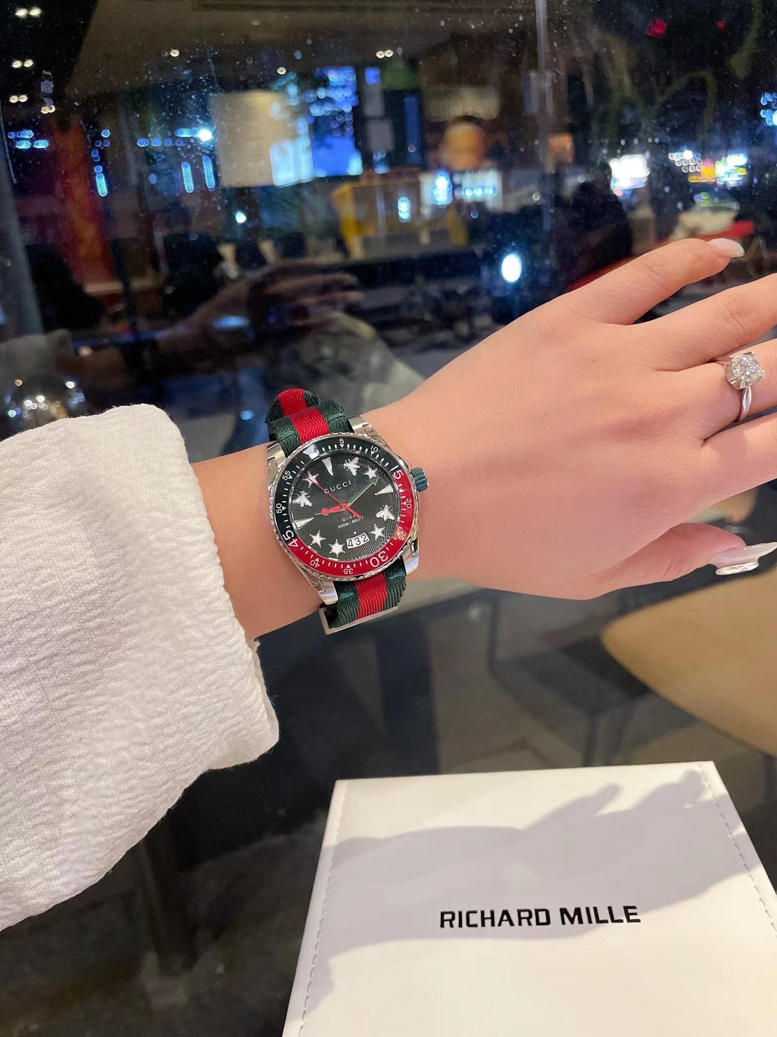 Replica Gucci 904l Stainless Steel Quartz Watch 40MM