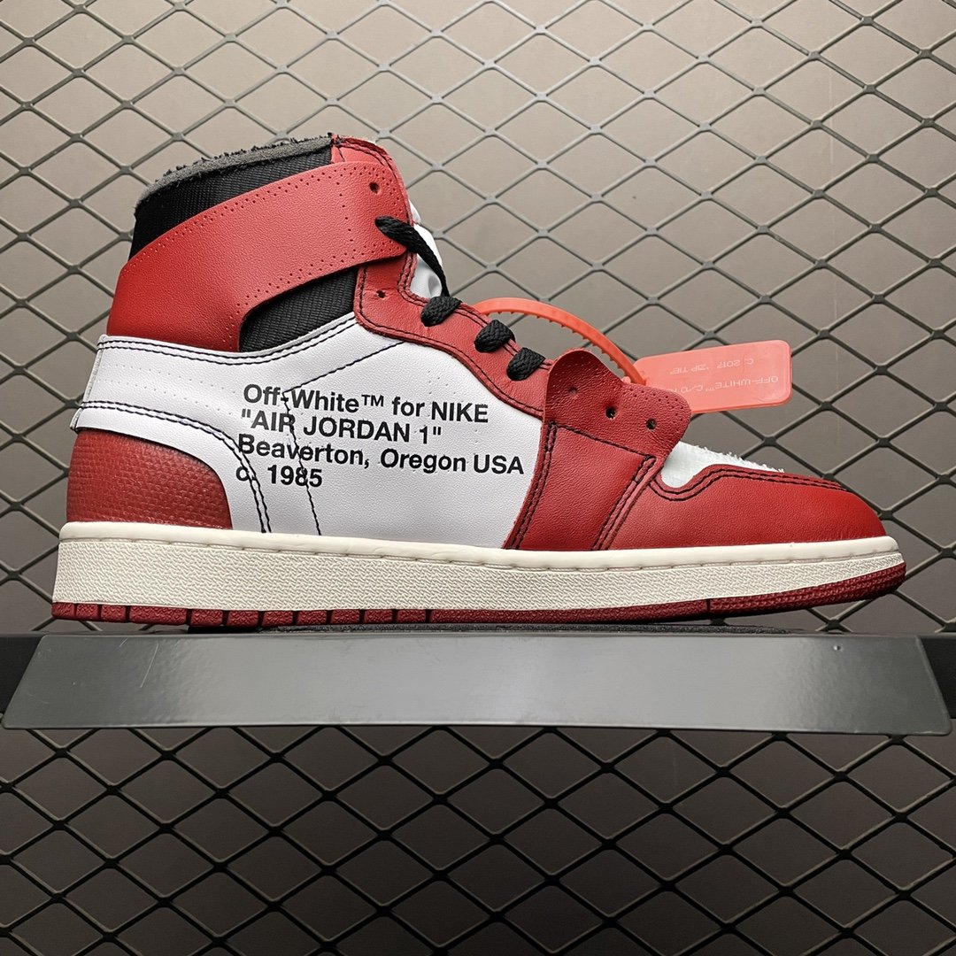 Replica OFF White Shoe Off-White x Air Jordan 1 OW AJ1 AA3834-101 Size 36-47
