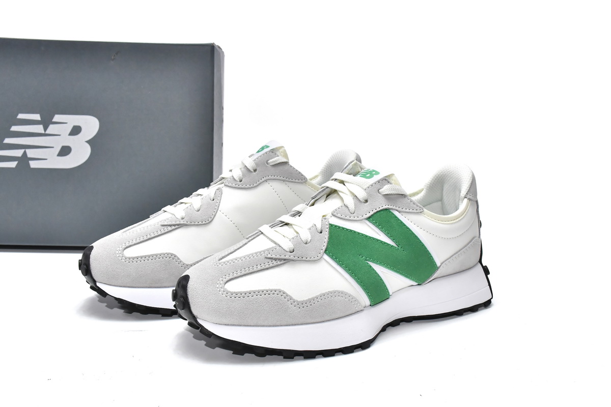 Replica New Balance Shoe WS327LG New Balance 327 White Green