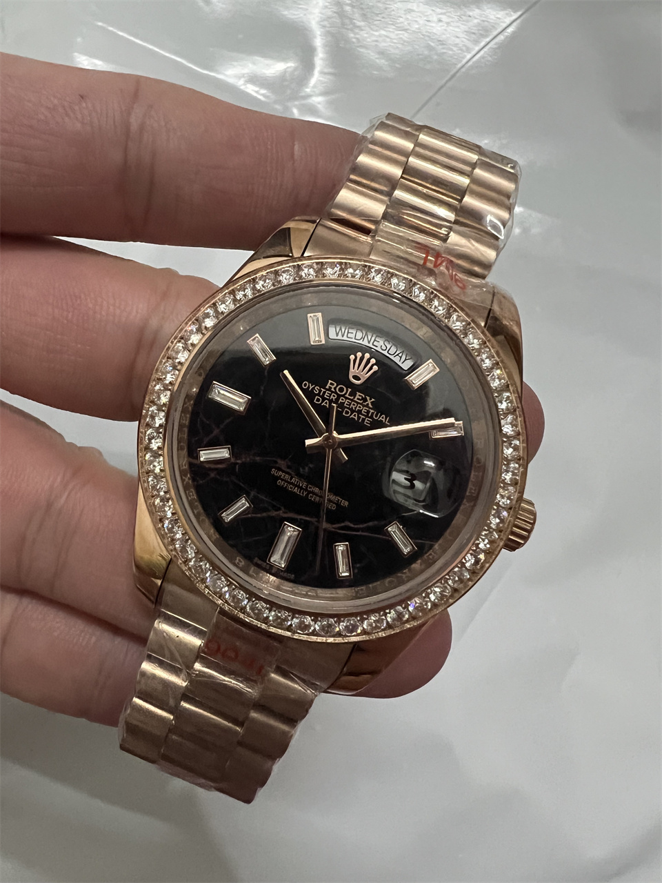 Replica Rolex DayDate 904l Stainless Steel Automatic Mechanical Watch 40mm