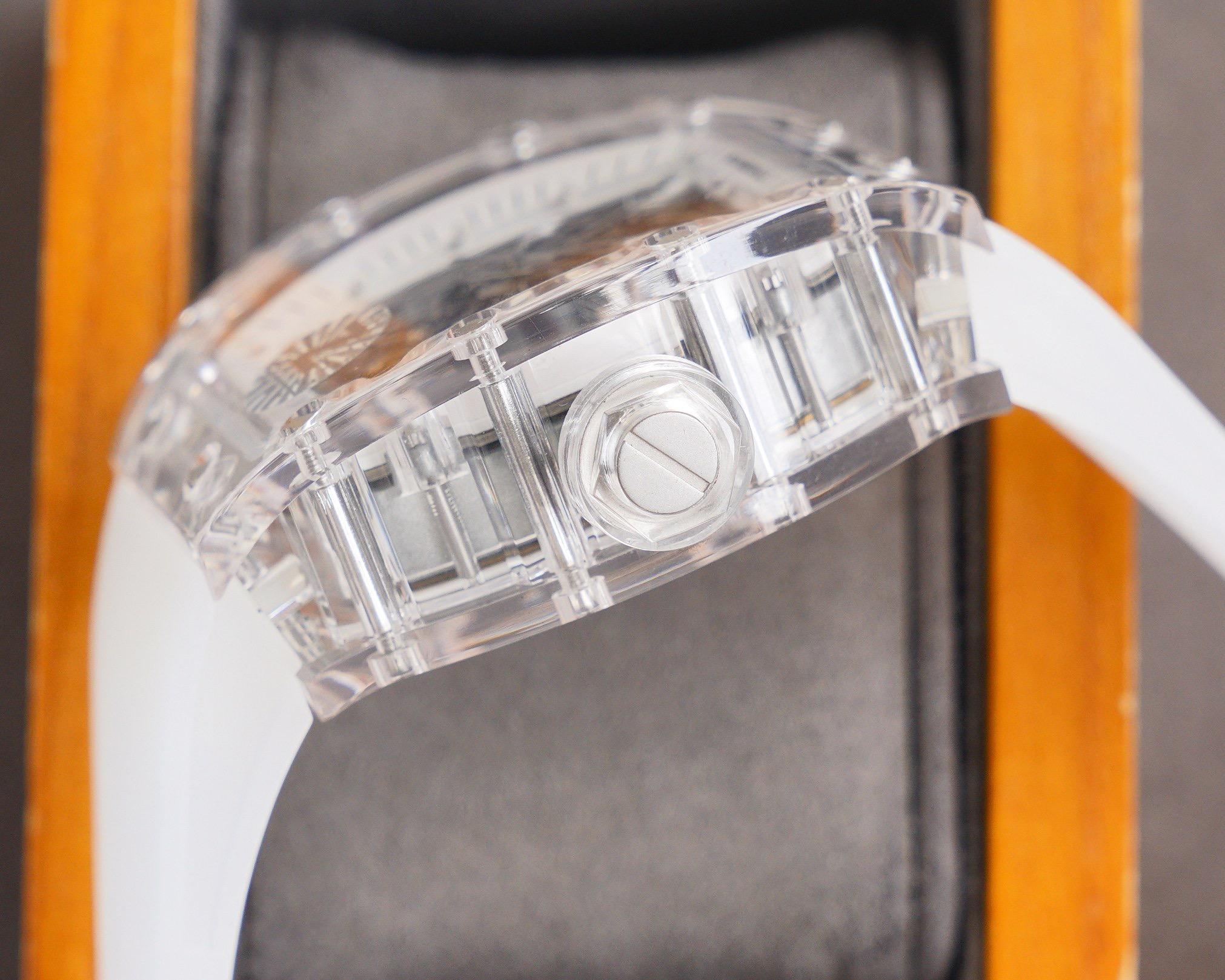 Replica Richard Mille Transparent Shell Automatic Machine Watch 42MM
