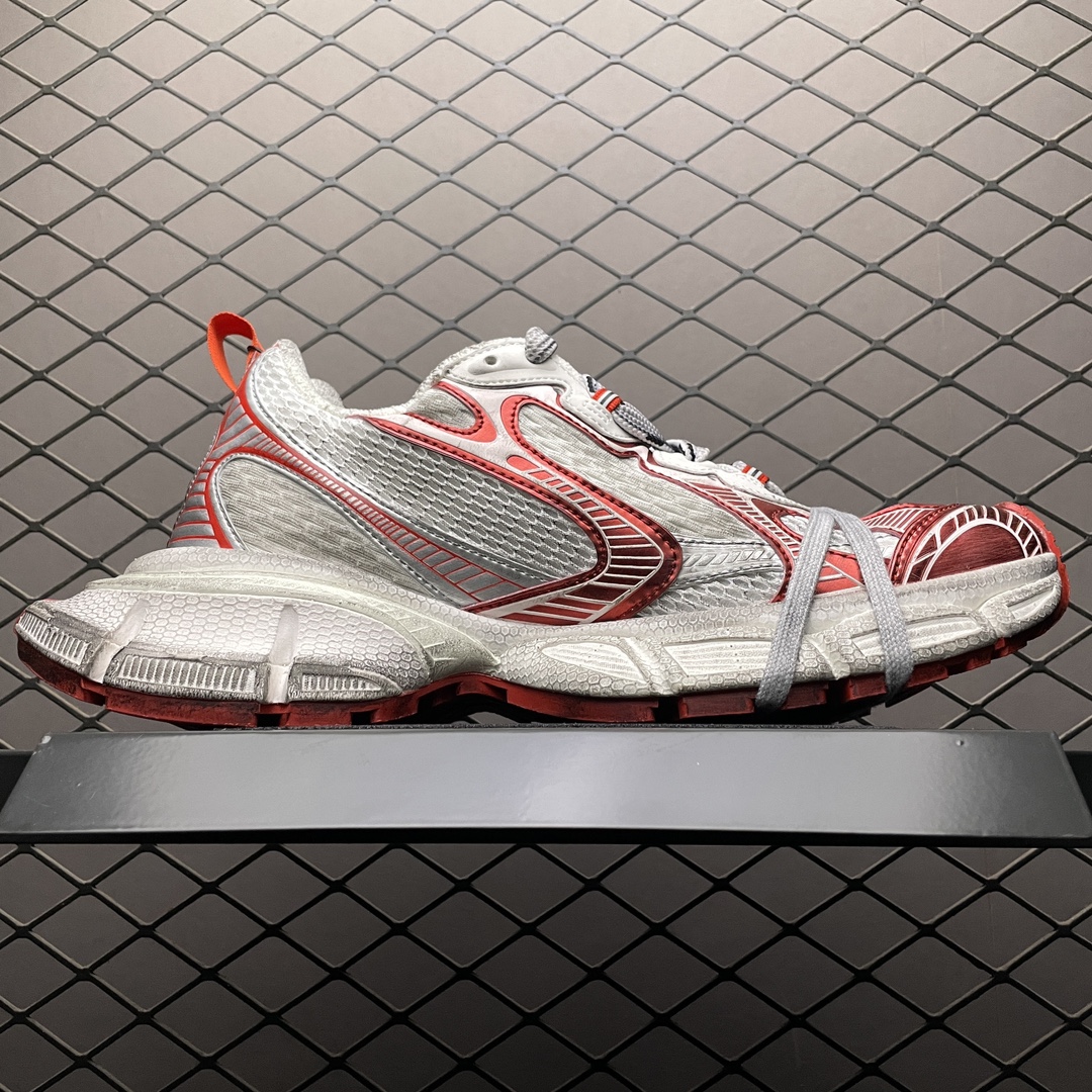 Replica Balenciaga Shoe Balenciaga 3XL Size 35-46 silver red