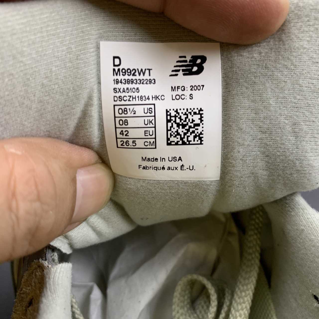 Replica New Balance Shoe New Balance NB992 M992WT  36-46.5