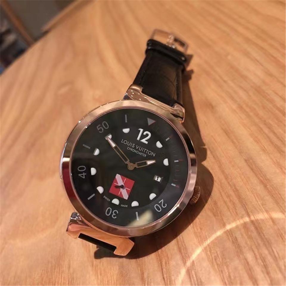 Replica LOUIS VUITTON LV 904l Stainless Steel Quartz Watch 41MM
