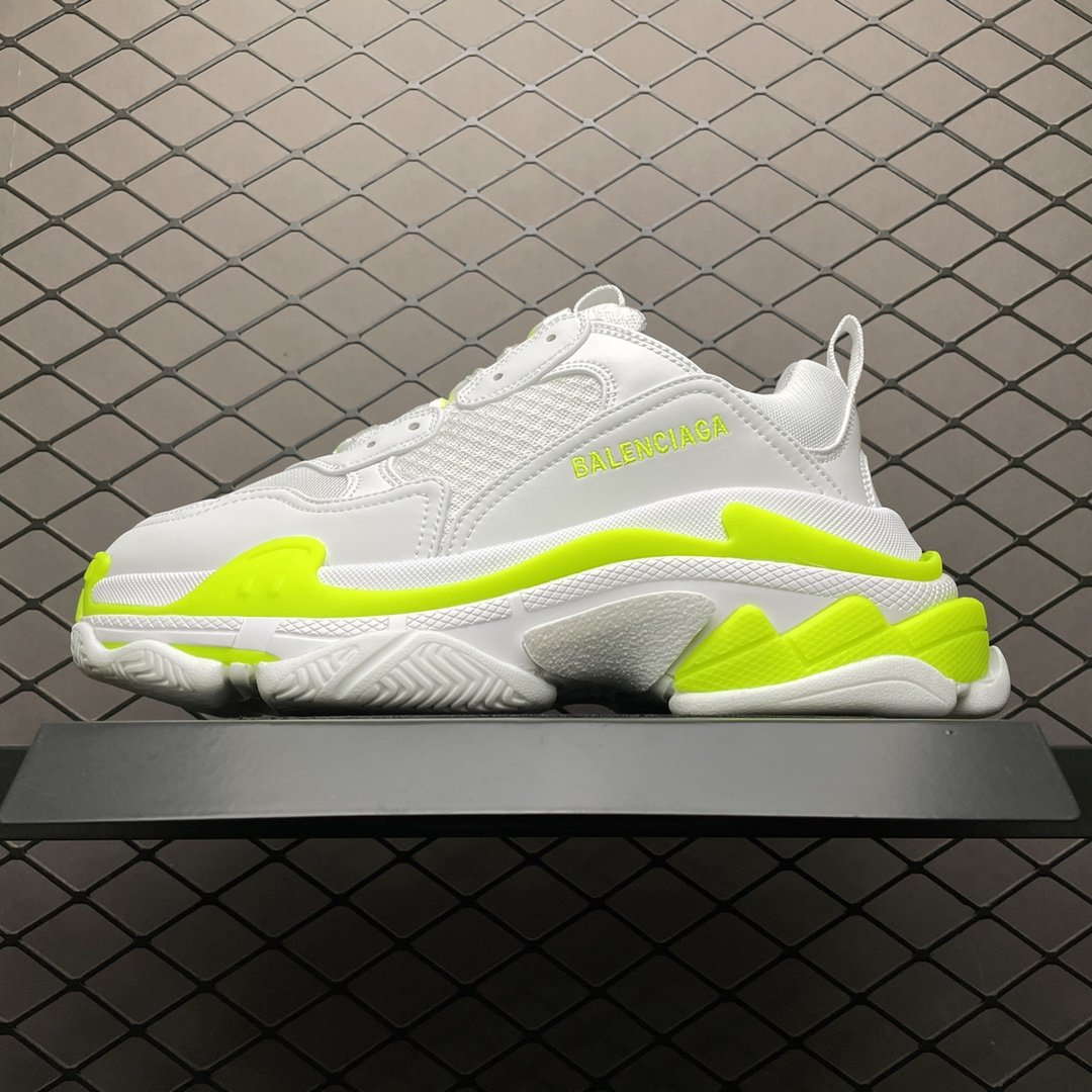 Replica Balenciaga Shoe Balenciaga Triple S White Yellow 35-45