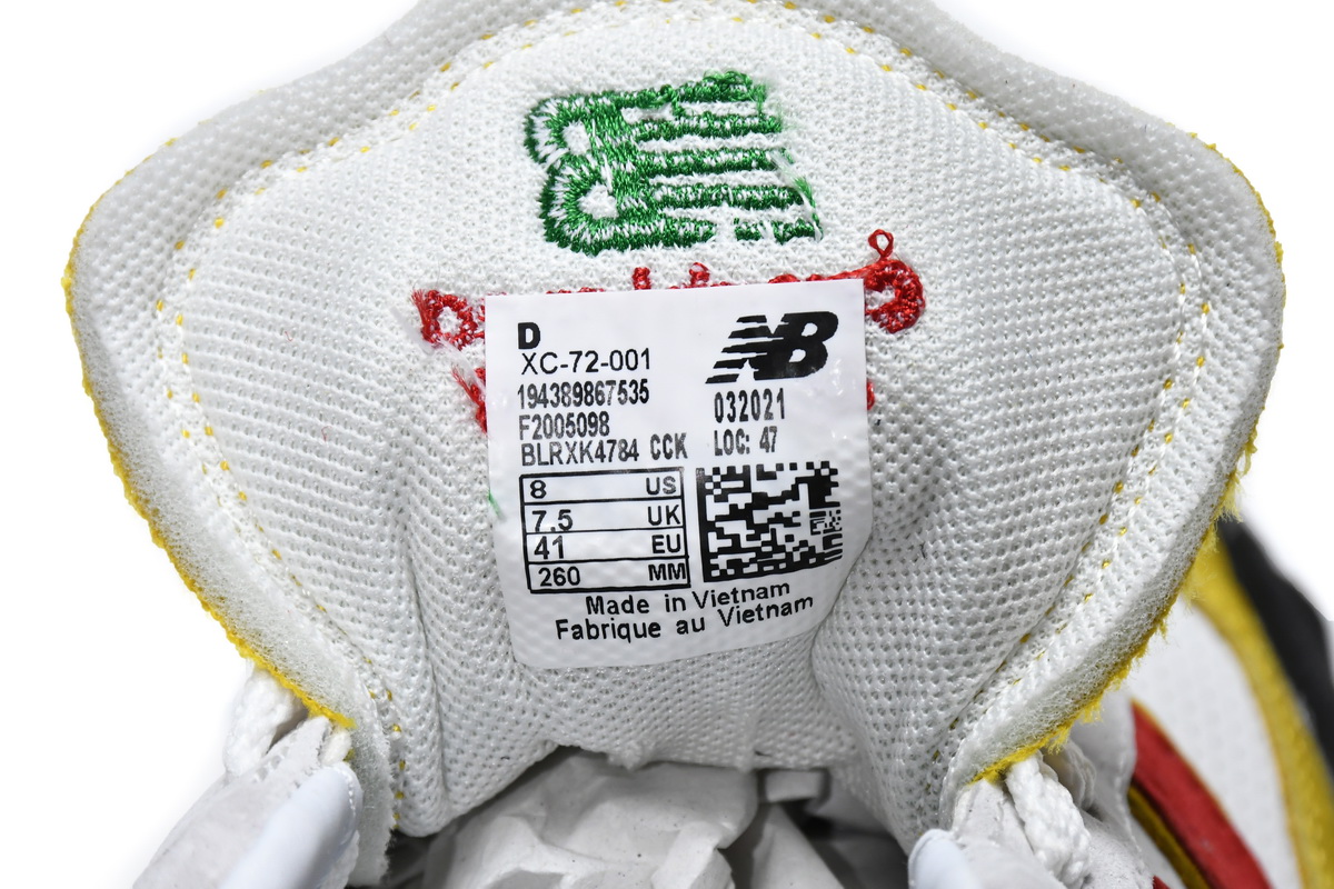 Replica New Balance Shoe New Balance XC-72-001 Bai Huang