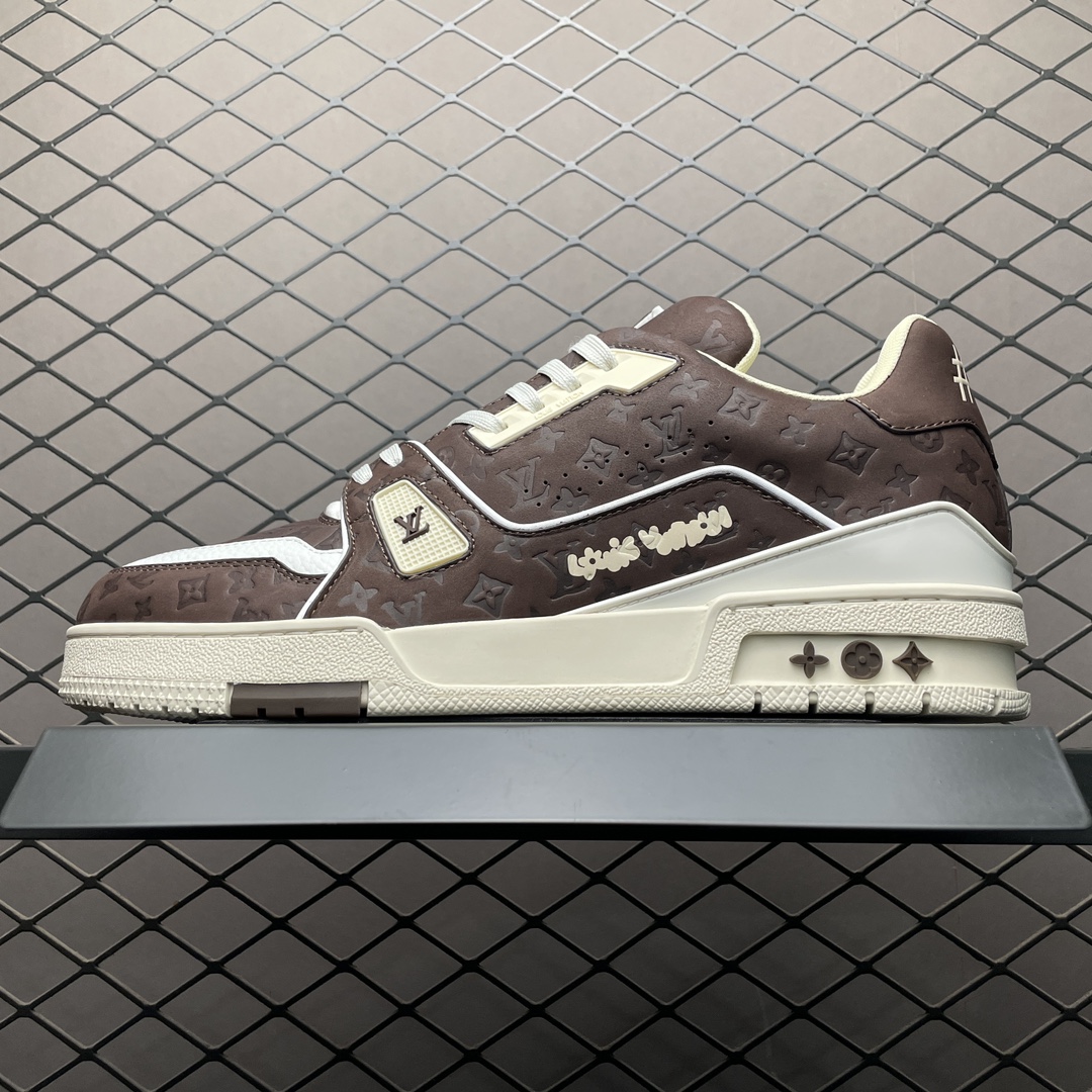 Replica Louis Vuitton Shoe Tyler x Louis Vuitton LV Trainer Size 38-46 #60PGUU38