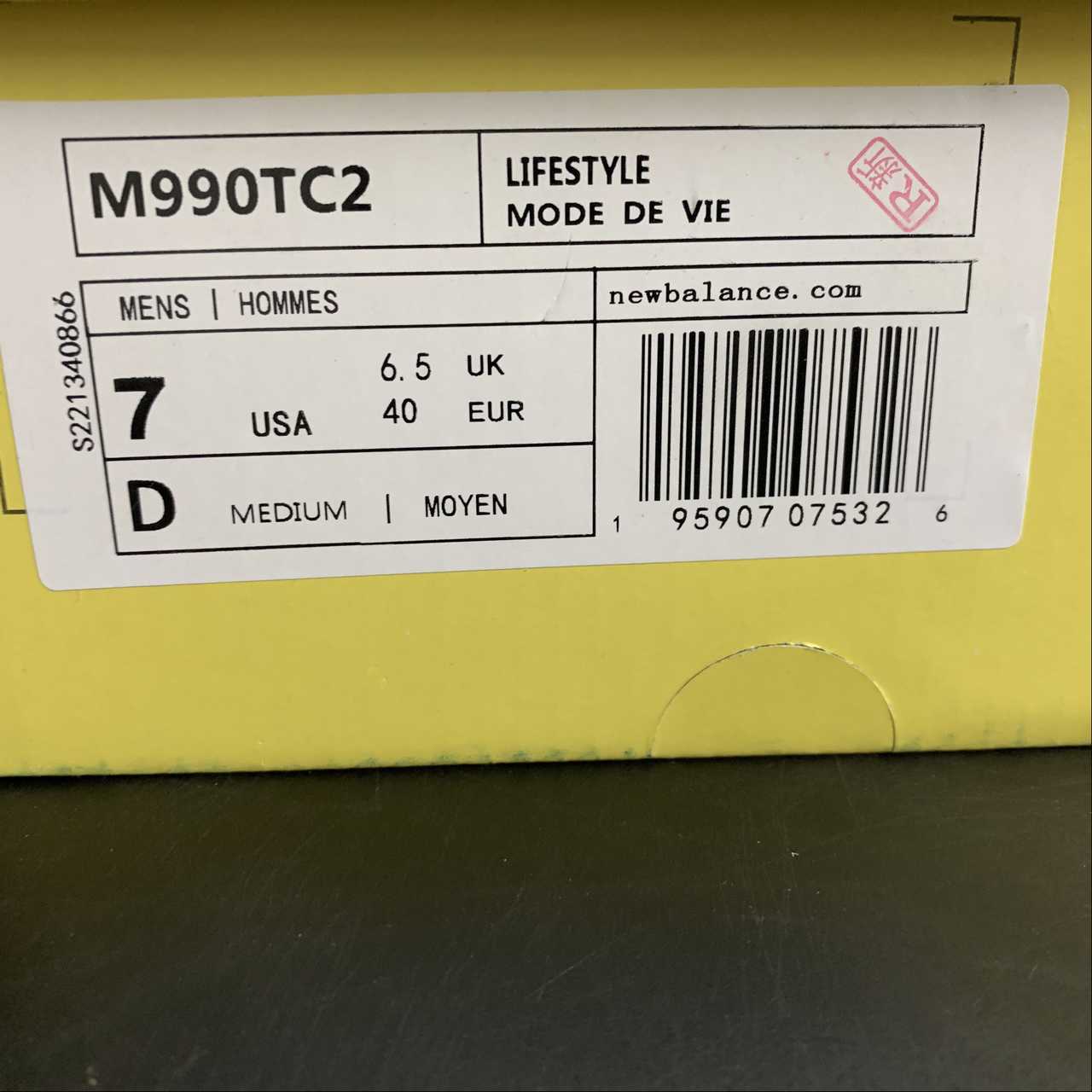 Replica New Balance Shoe New Balance NB990 M990TC2 36-45