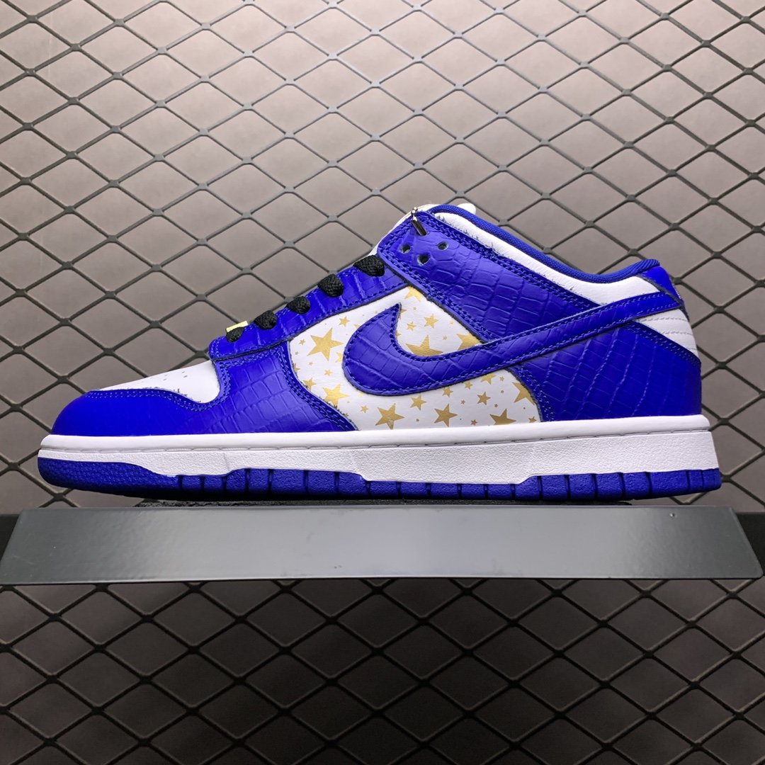 Replica Nike Dunk SB Shoe Supreme x Nike SB Dunk Low SUP DH3228-100 36-47.5