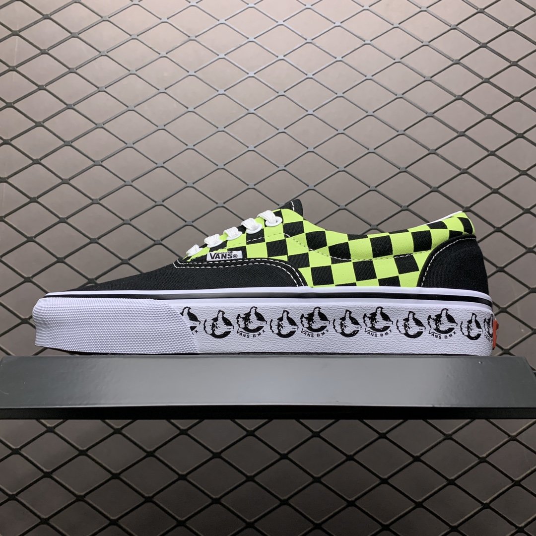 Replica Vans Shoe Vans Era Black Green Size 35-44