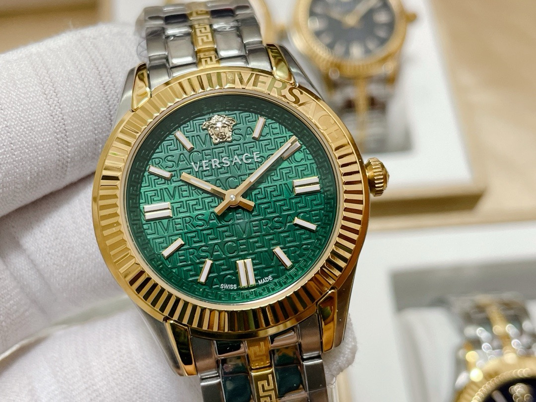Replica Versace 904l Stainless Steel Quartz Watch 36MM