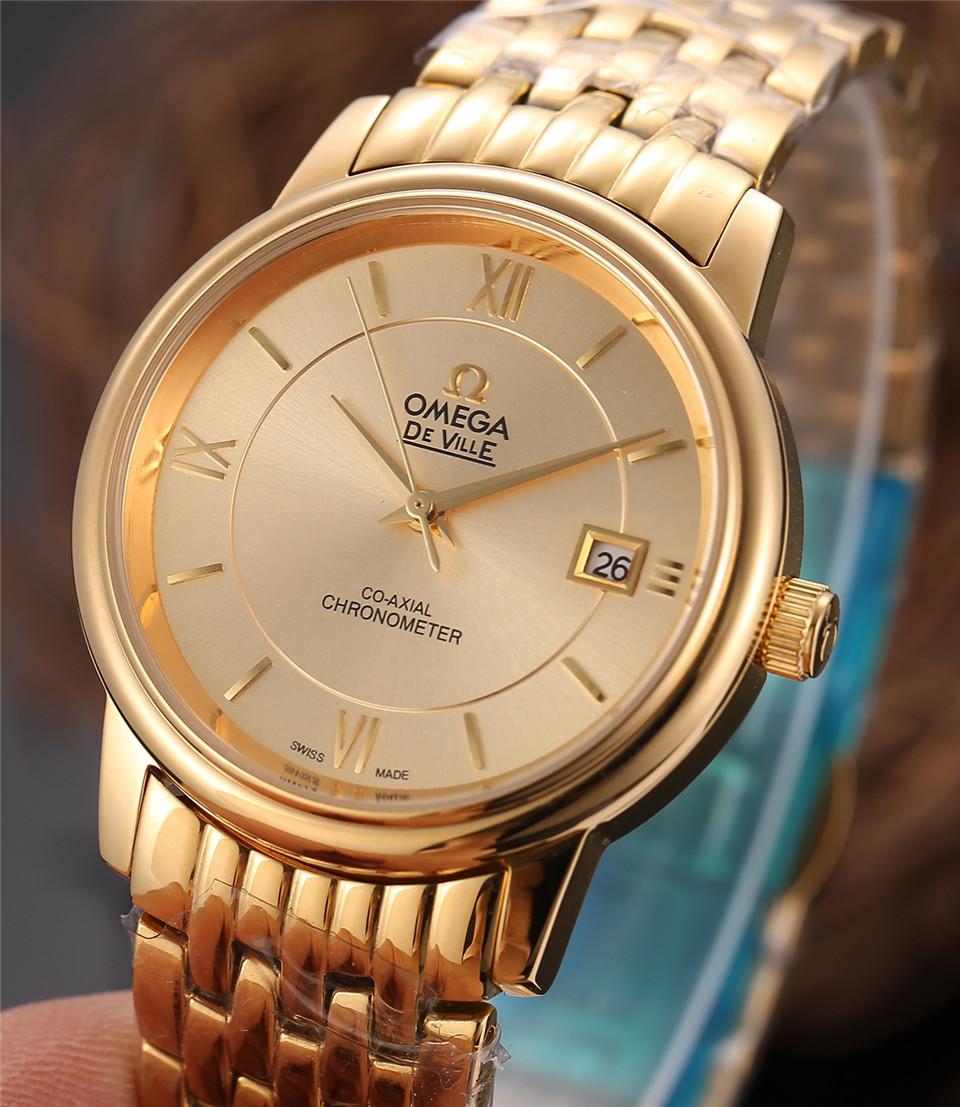 Replica OMEGA De Ville 904l Stainless Steel Automatic Mechanical Watch 38MM