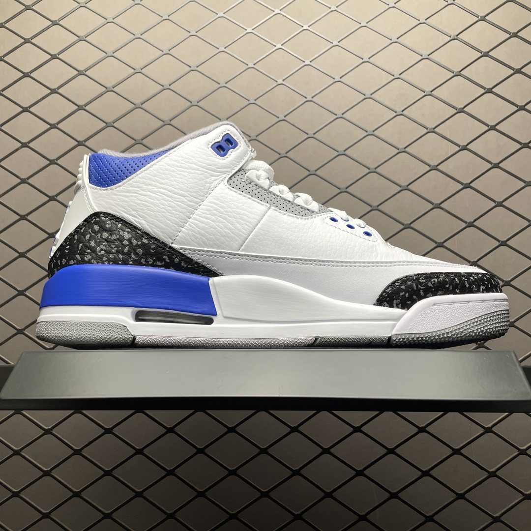 Replica Air Jordan Shoe Air Jordan 3 Racer Blue AJ3 CT8532-145  40-47.5