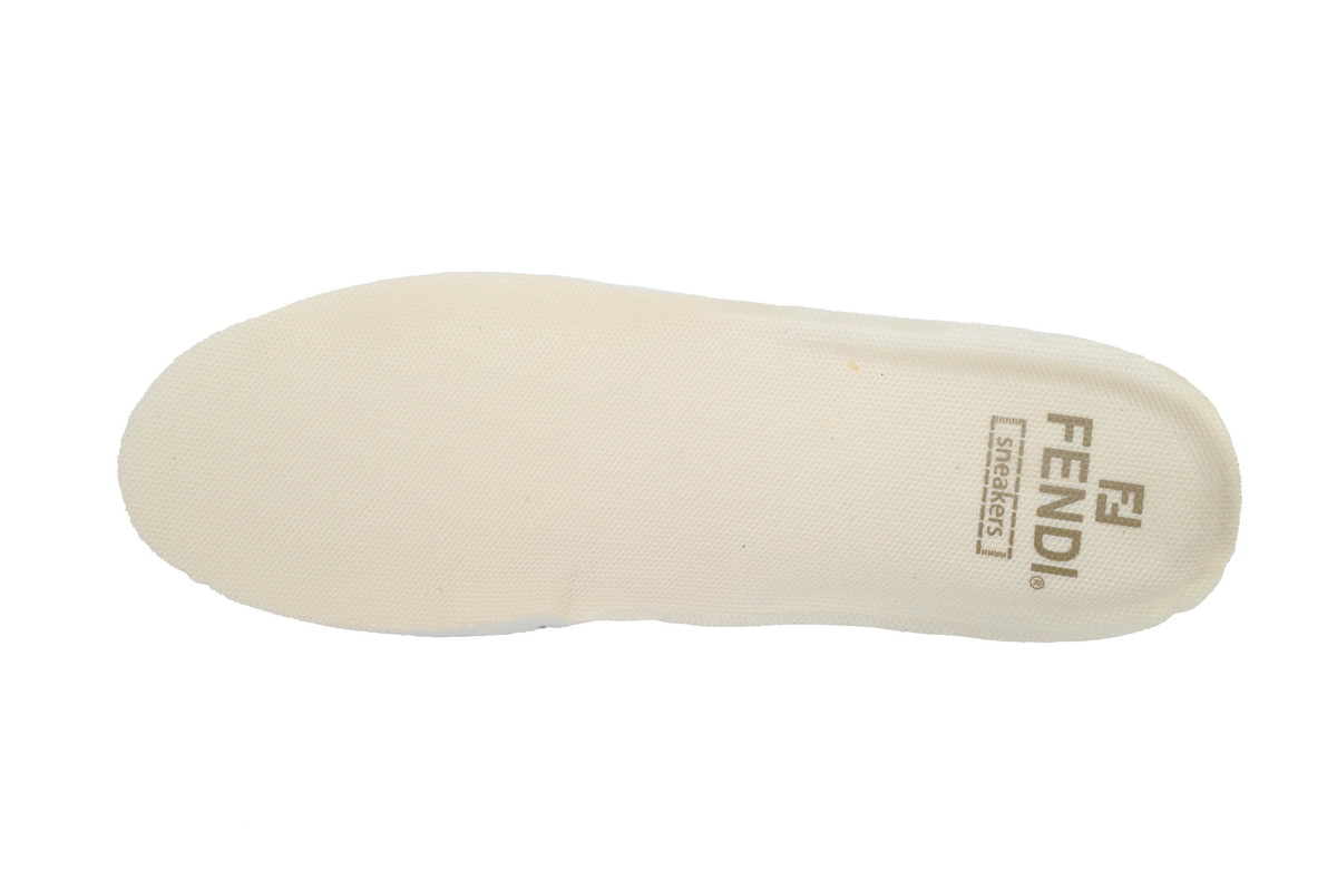Replica Fendi Shoe Fendi Match Grey White