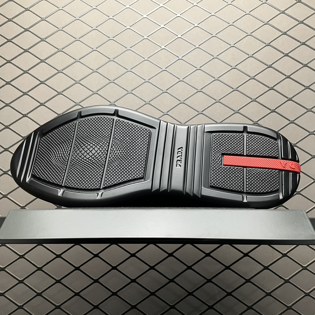 Replica Prada Shoe Prada Calzature Uomo Size 38-46 Black