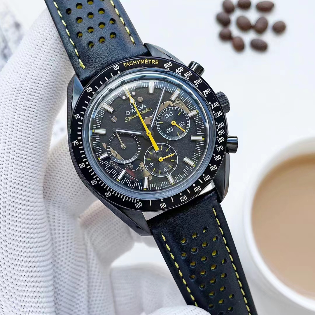 Replica OMEGA Speedmaster 904l Stainless Steel Quartzl Watch 44MM