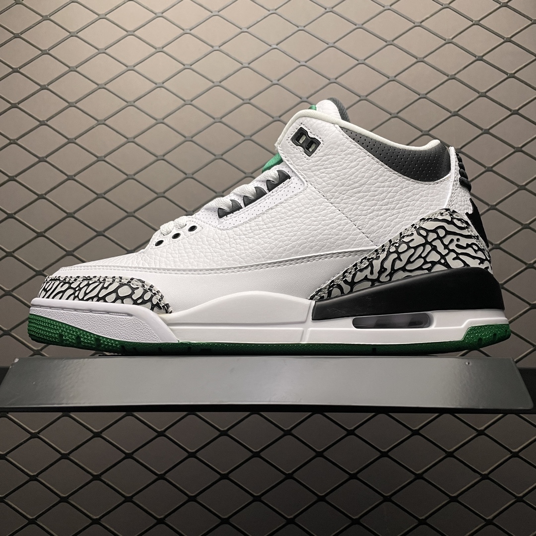 Replica Air Jordan Shoe Air Jordan 3 Retro AJ3 Pine Green size 36-47.5