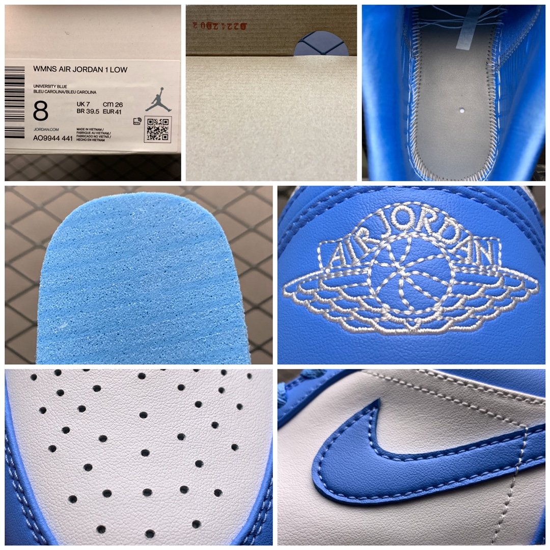 Replica Air Jordan Shoe Air Jordan 1 Low AJ1 AO9944-441 Size 36-45